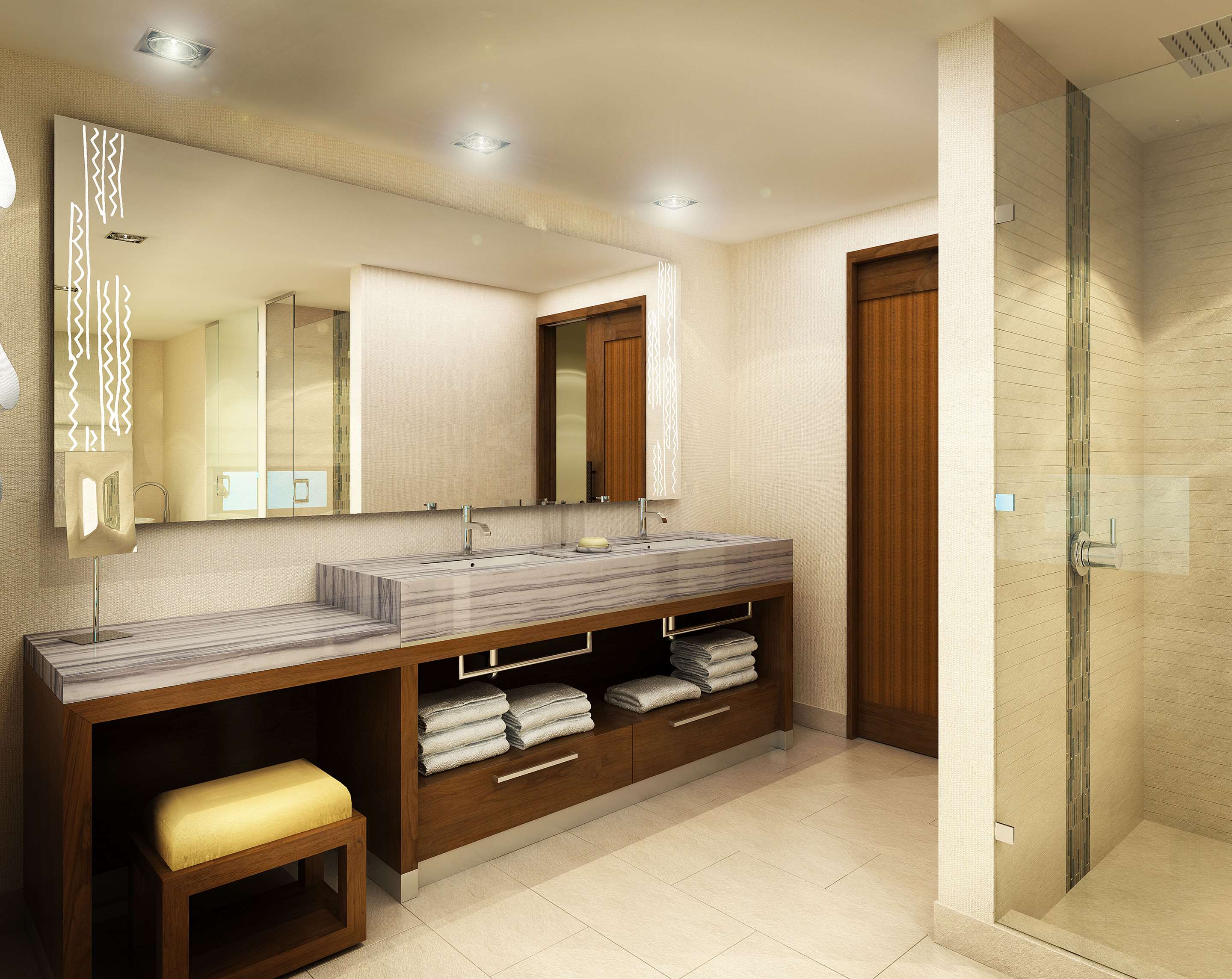 Guest room bath