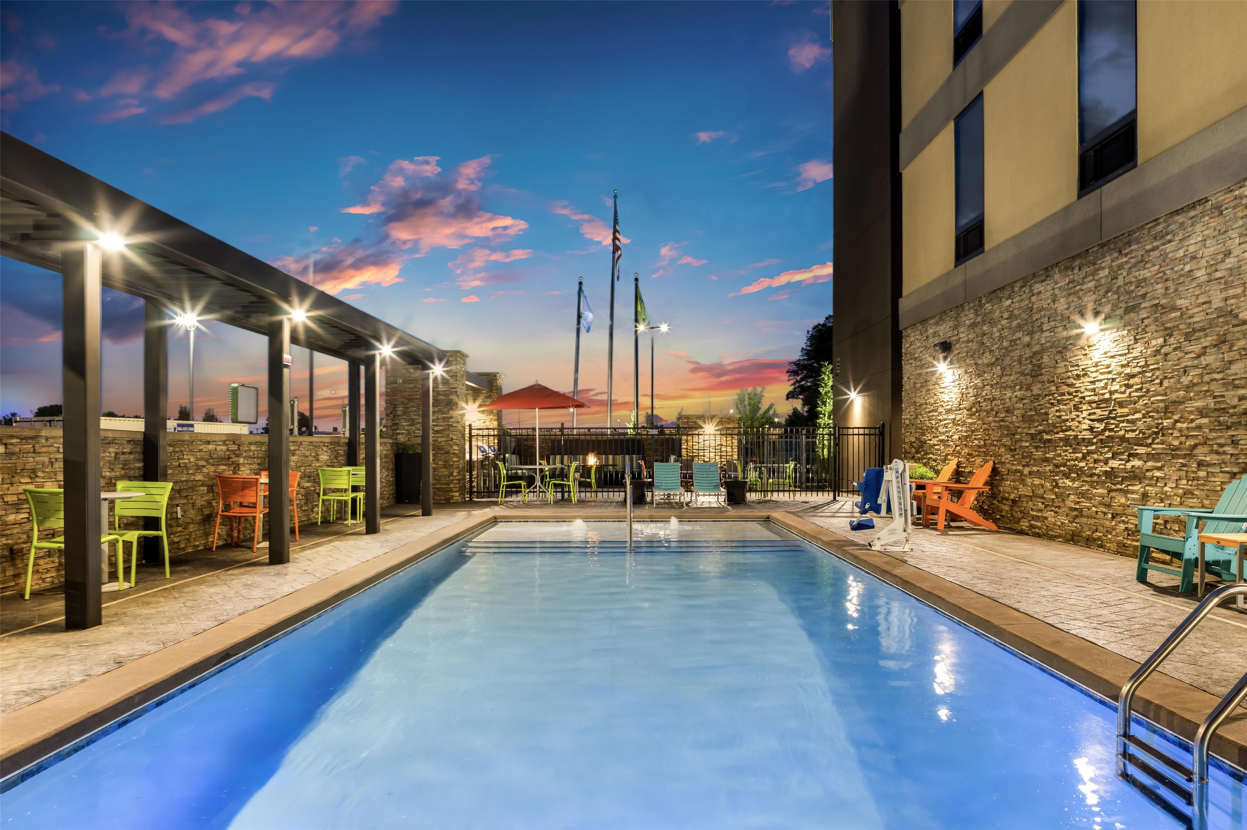 Pool | Home2 Suites by Hilton Muskogee