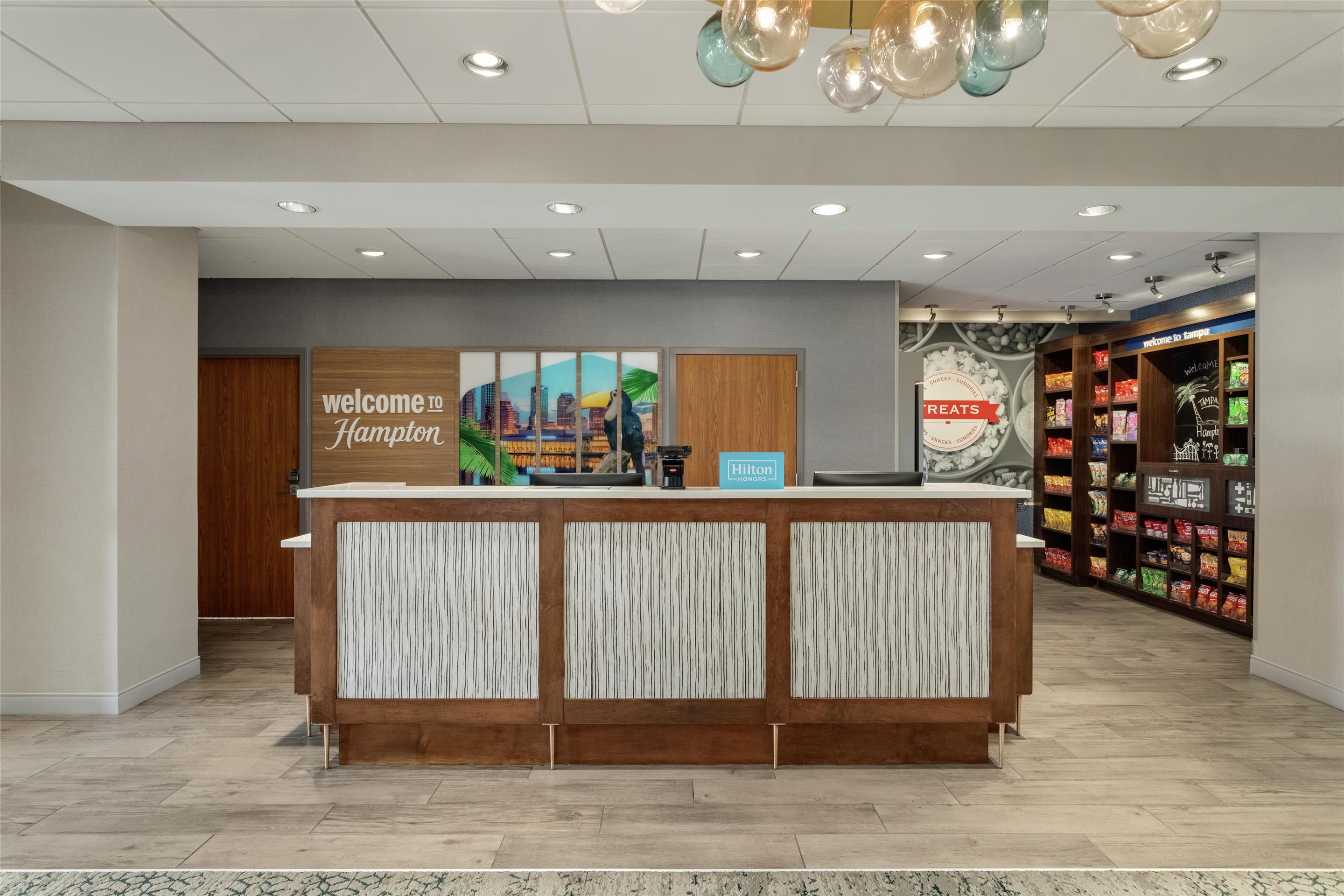 Reception | Hampton Inn & Suites Tampa Busch Gardens Area