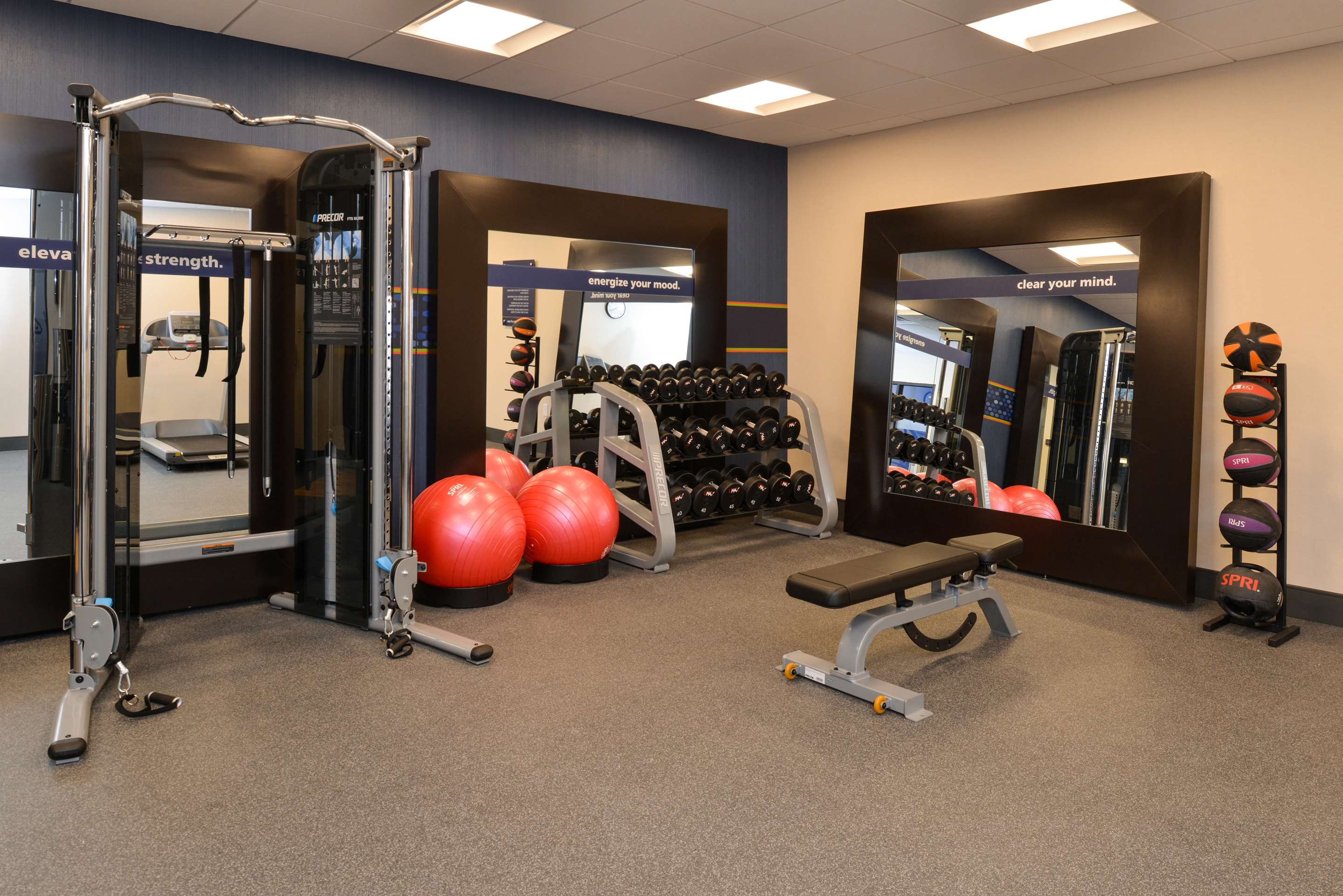Health club fitness center gym | Hampton Inn & Suites Cincinnati-Mason
