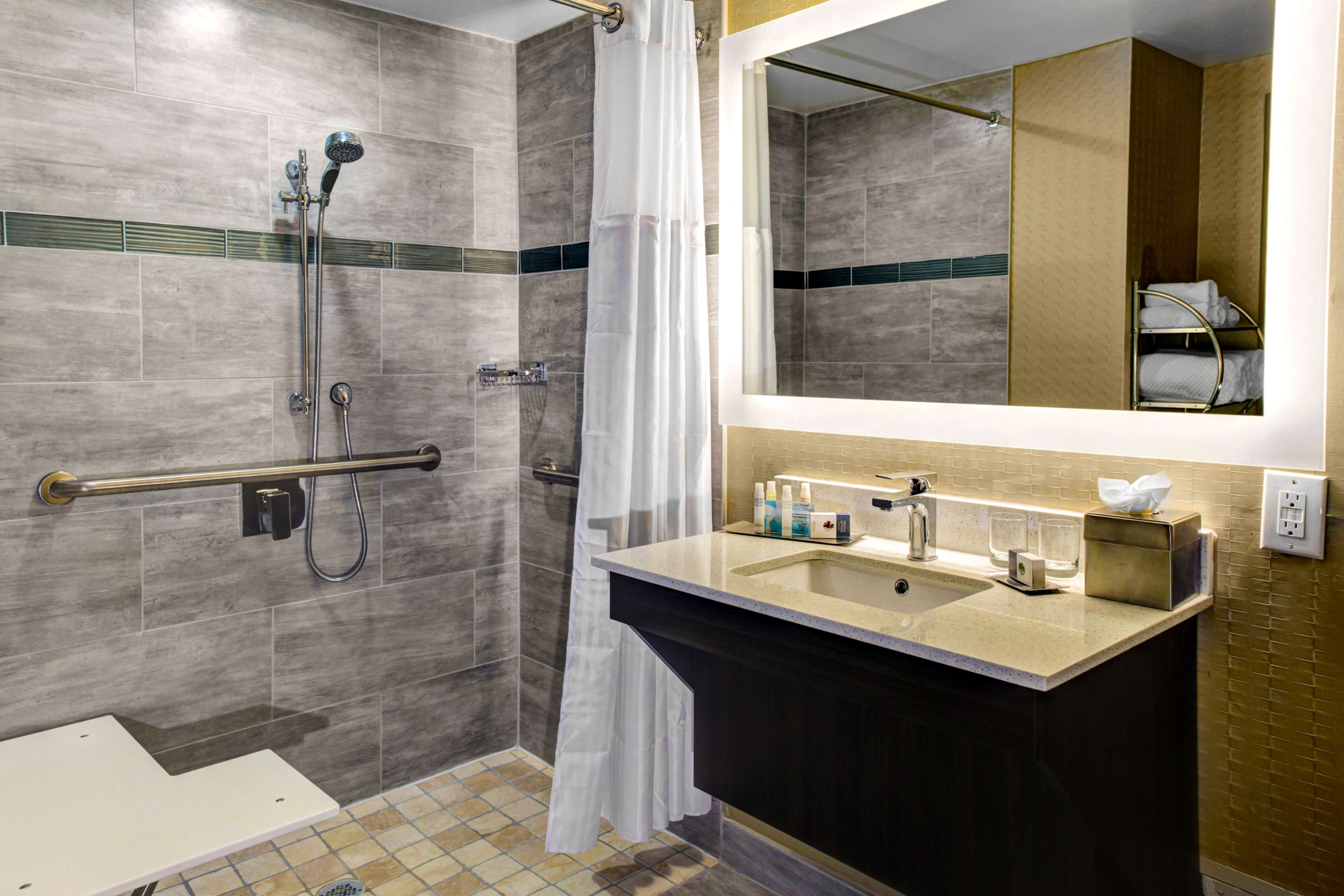 Doubletree by Hilton Arlington DFW South Room Type - 1KG MOB HEAR ACC RI-SHW