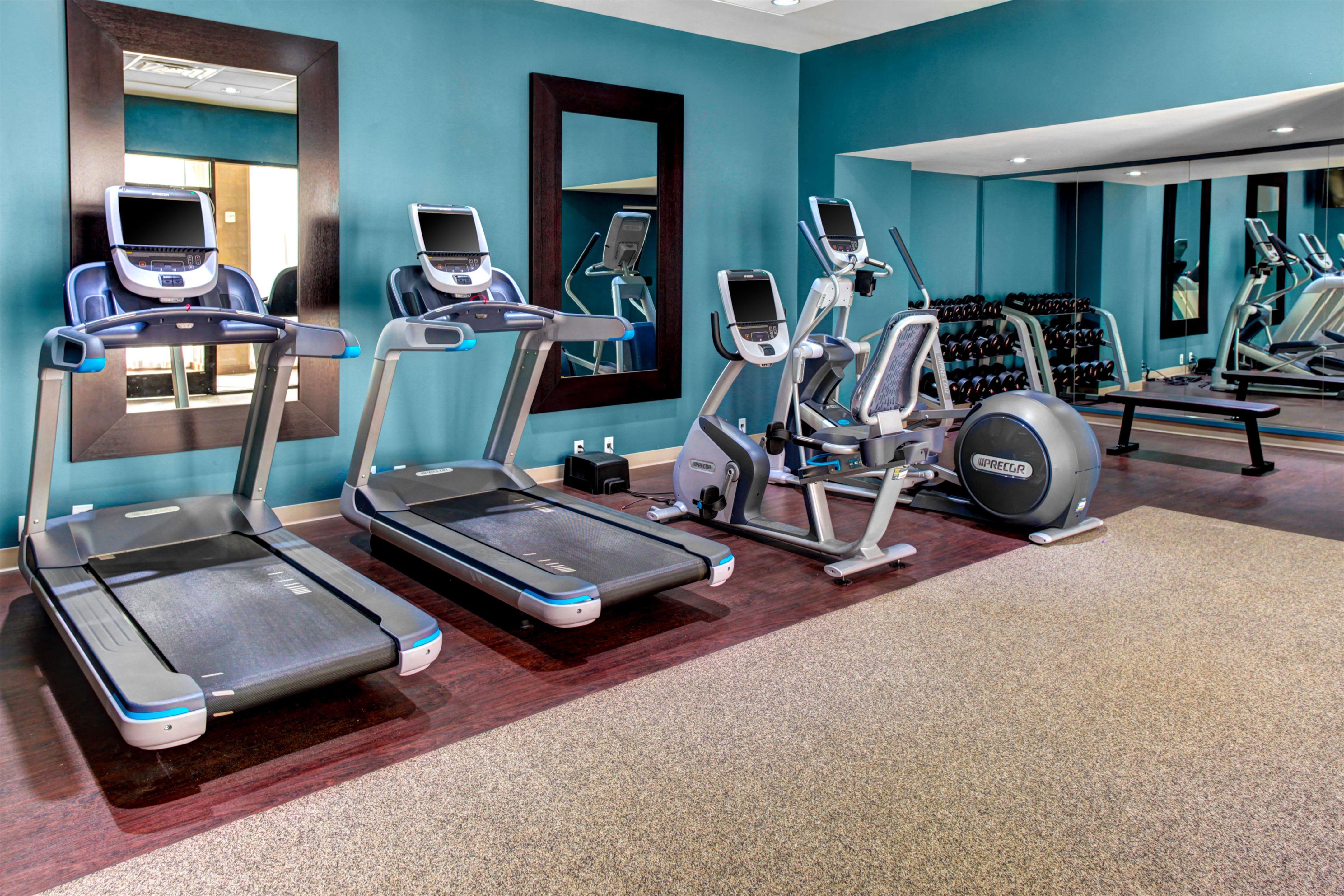 Health club fitness center gym | DoubleTree by Hilton Hotel Arlington DFW South