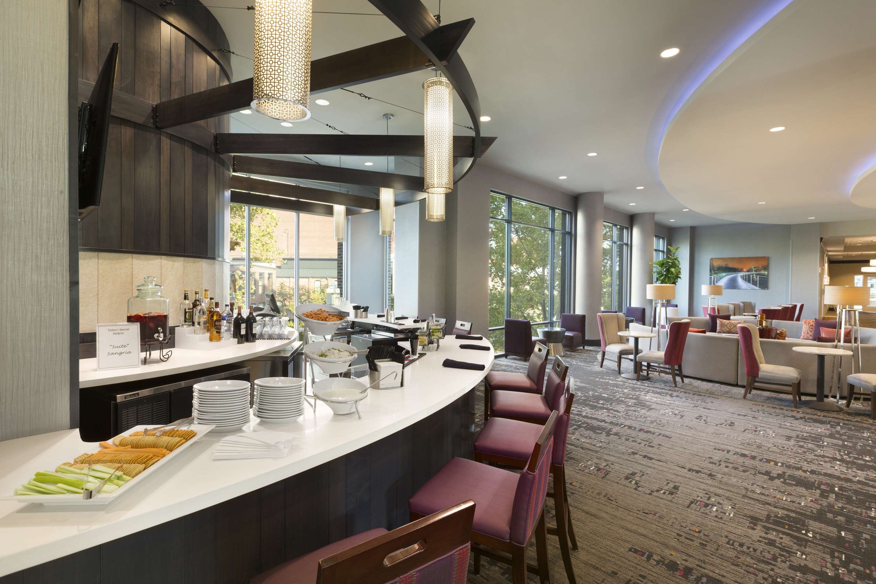 Restaurant | Embassy Suites by Hilton Greenville Downtown Riverplace