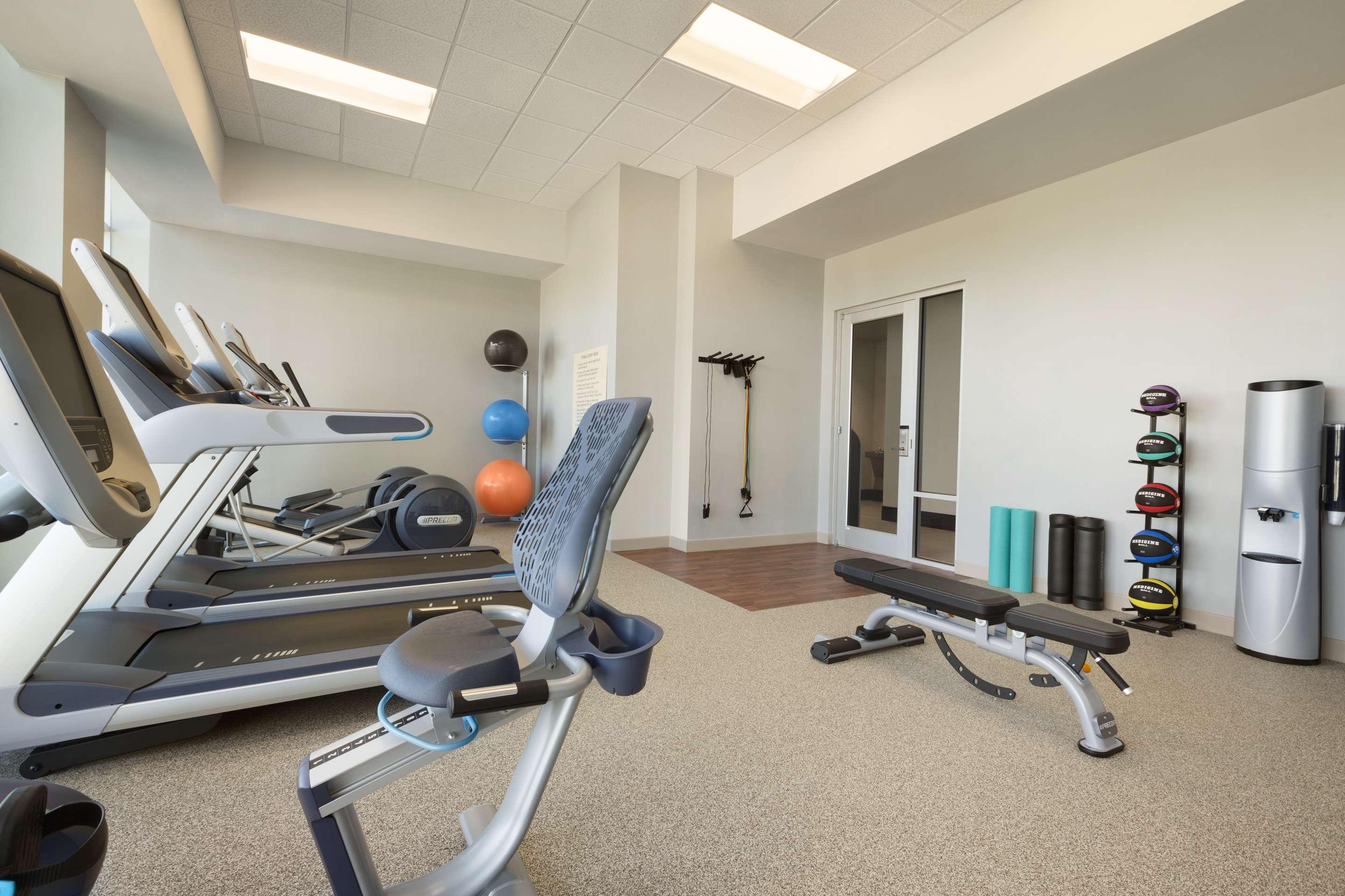 Health club fitness center gym | Embassy Suites by Hilton Greenville Downtown Riverplace