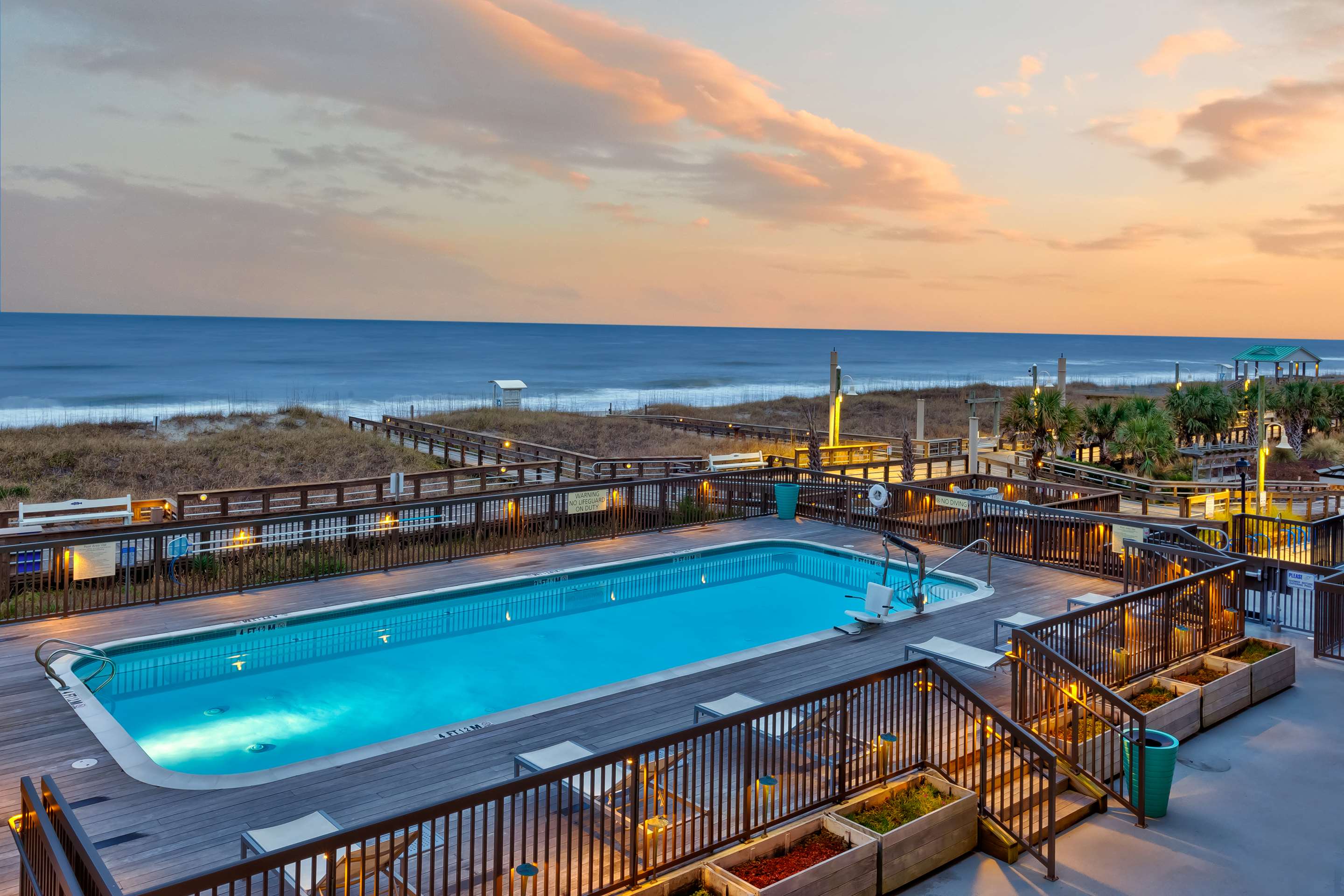 Pool | Hampton Inn & Suites Carolina Beach Oceanfront