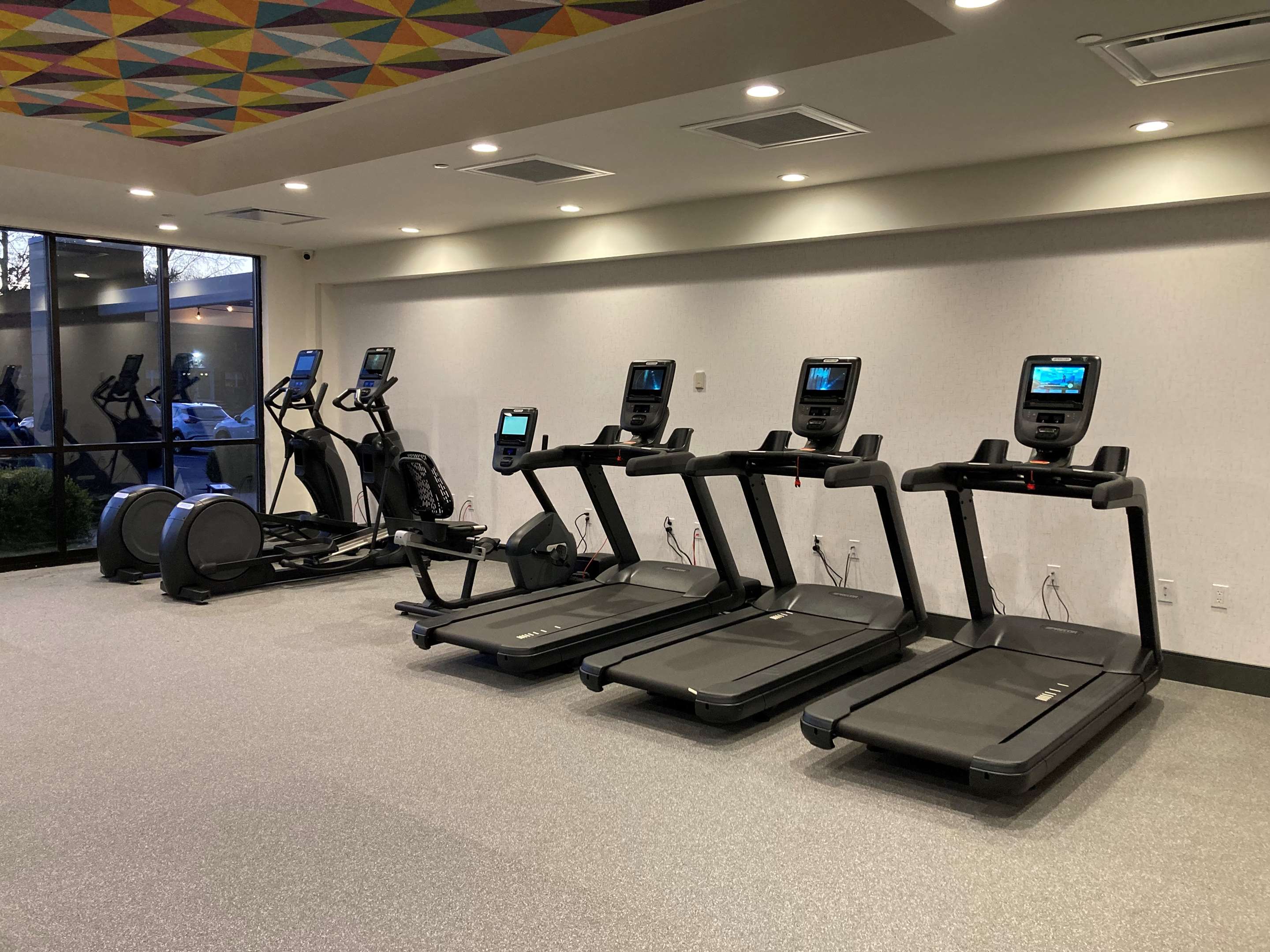Health club fitness center gym | Home2 Suites by Hilton Hasbrouck Heights