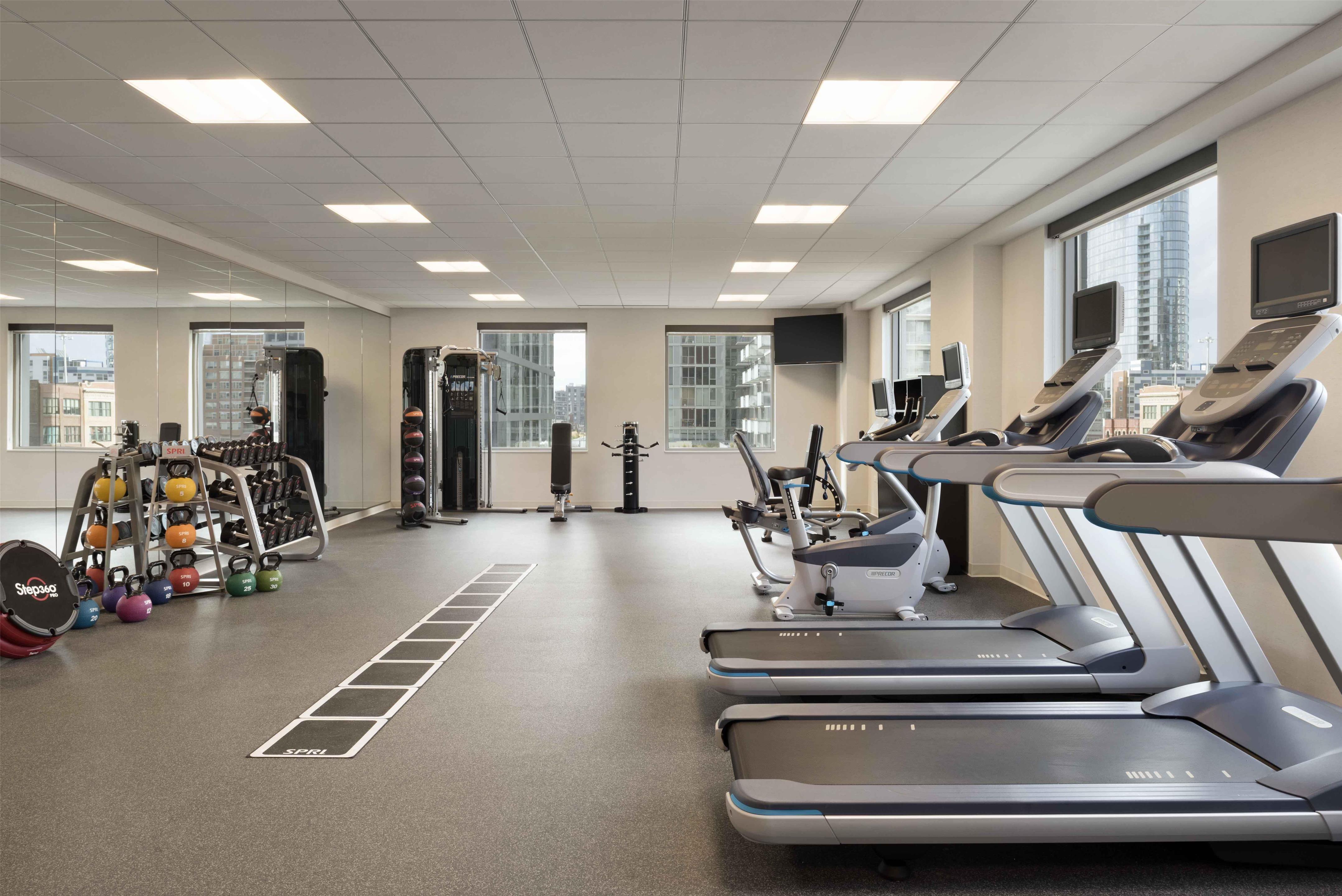 Health club fitness center gym | Homewood Suites by Hilton Chicago Downtown West Loop