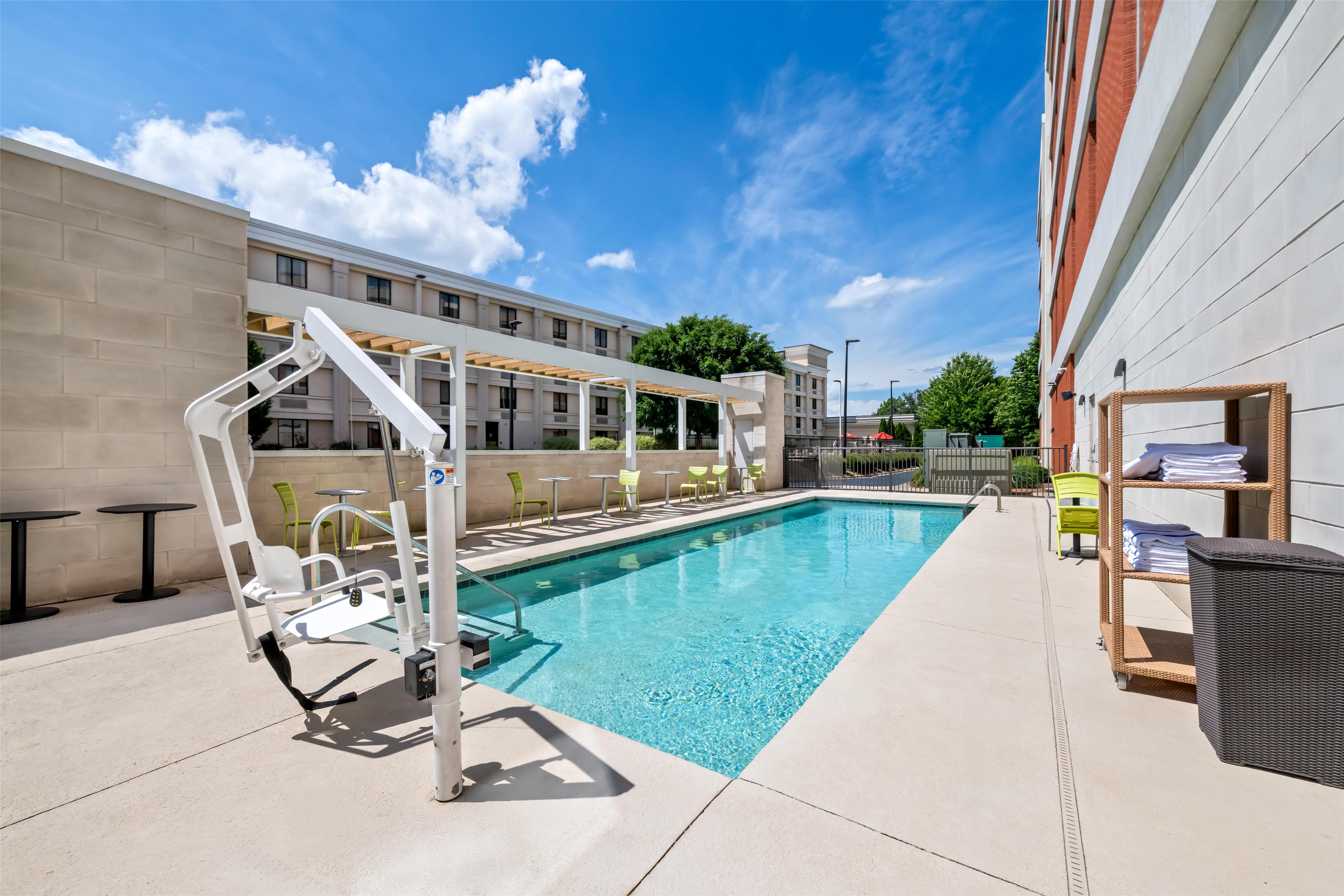 Pool | Home2 Suites by Hilton Charlotte Airport