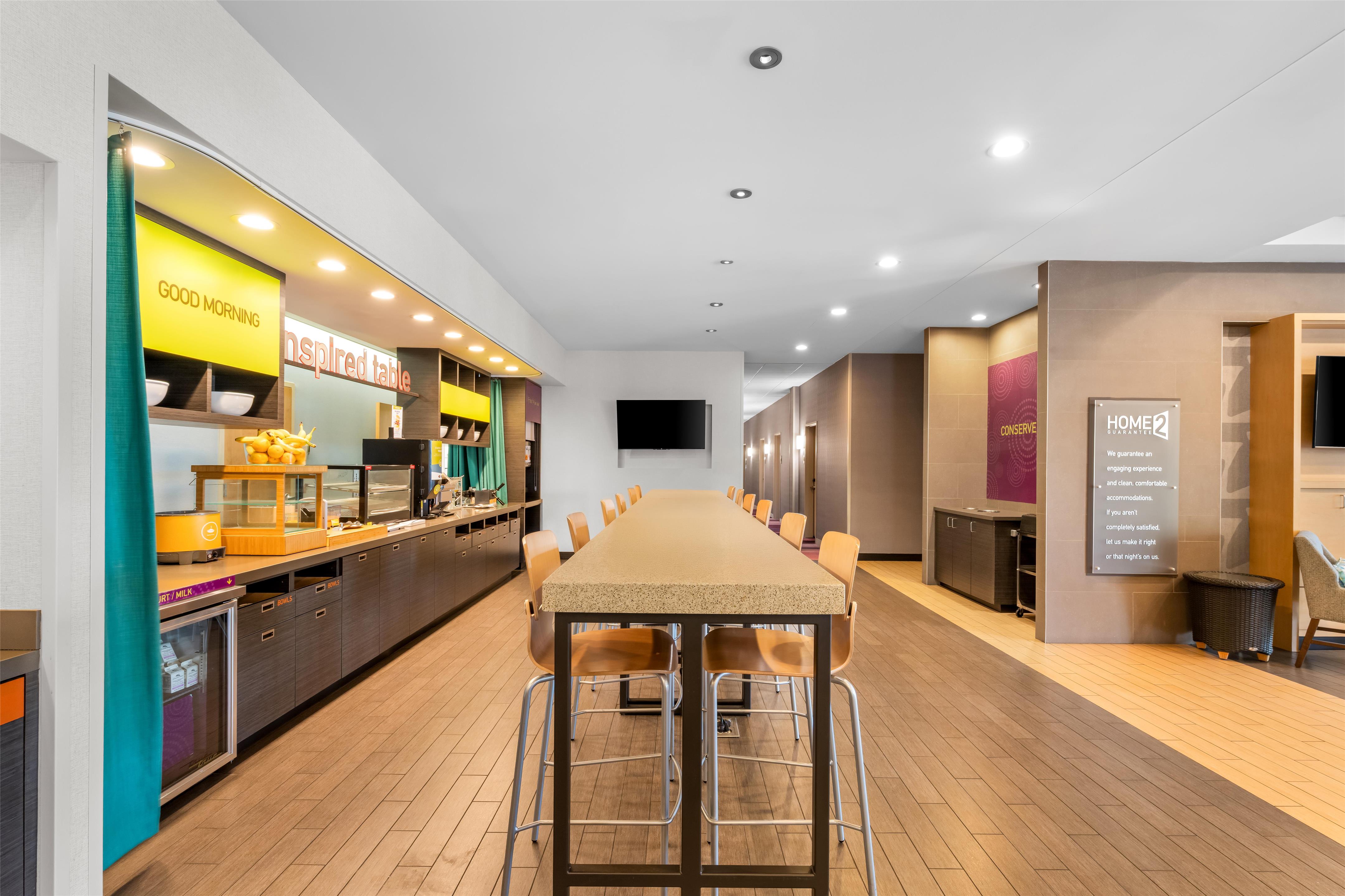 Breakfast Area | Home2 Suites by Hilton Charlotte Airport