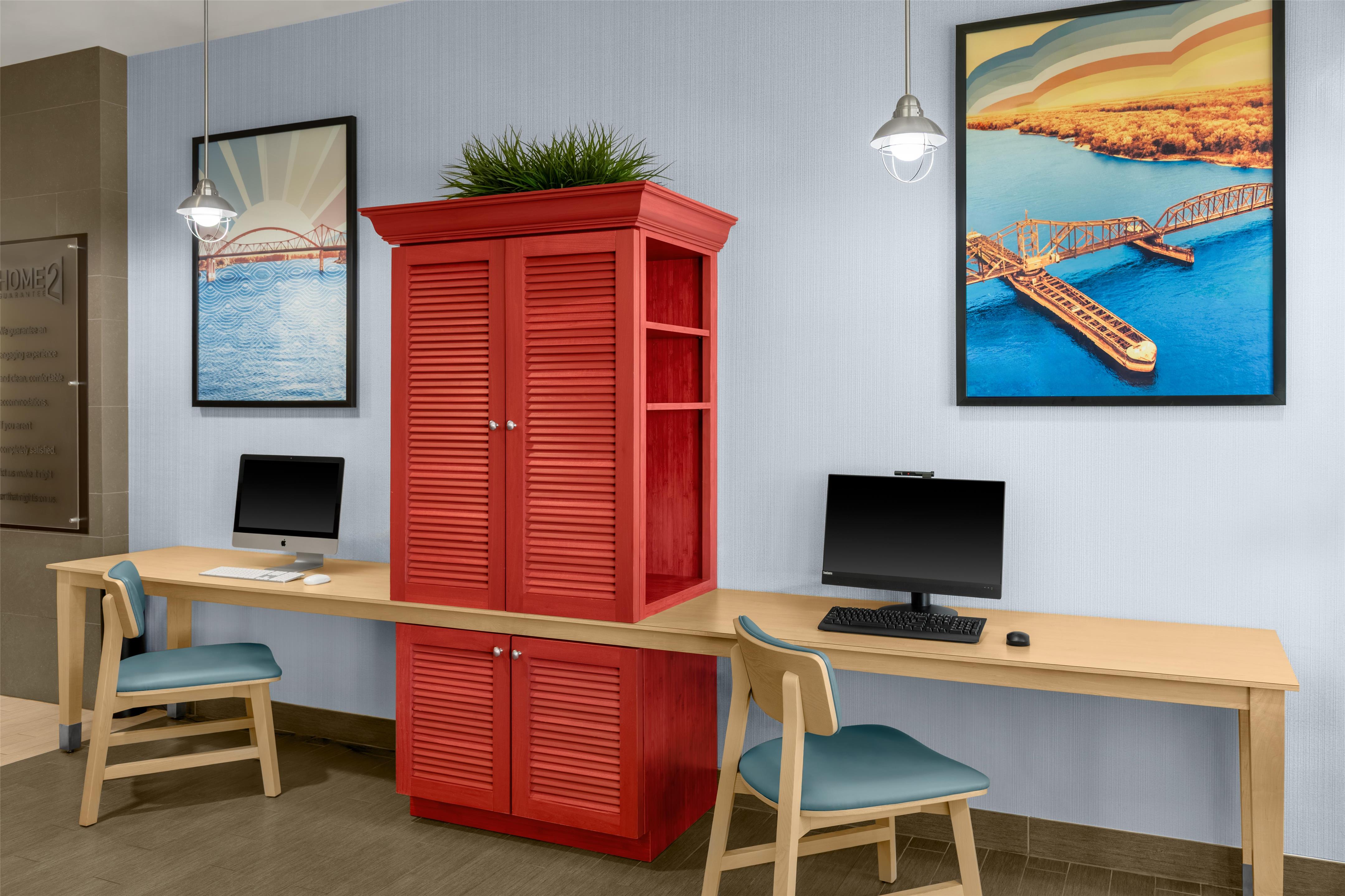 Business Center | Home2 Suites by Hilton La Crosse