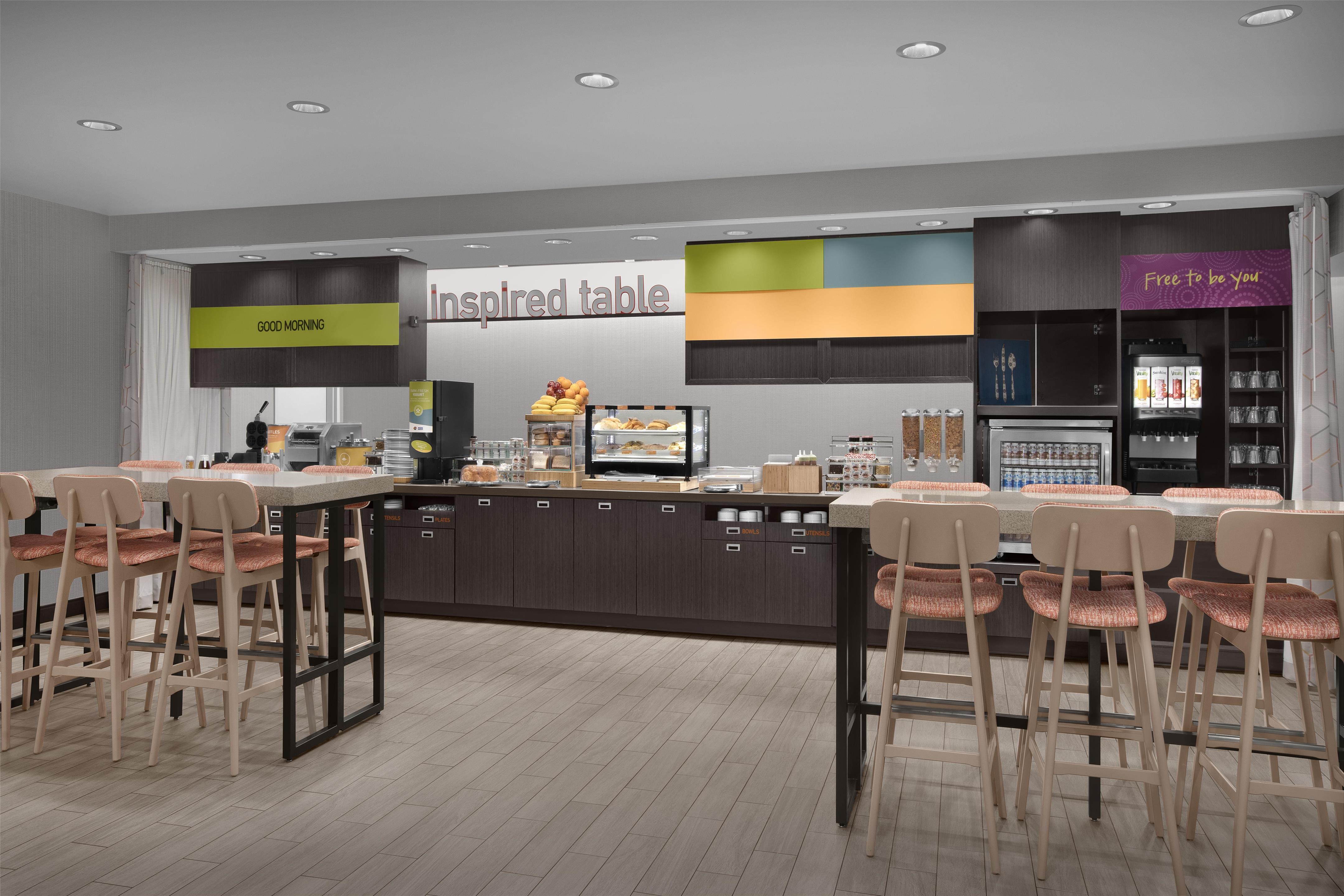 Breakfast Area | Home2 Suites by Hilton Denver International Airport