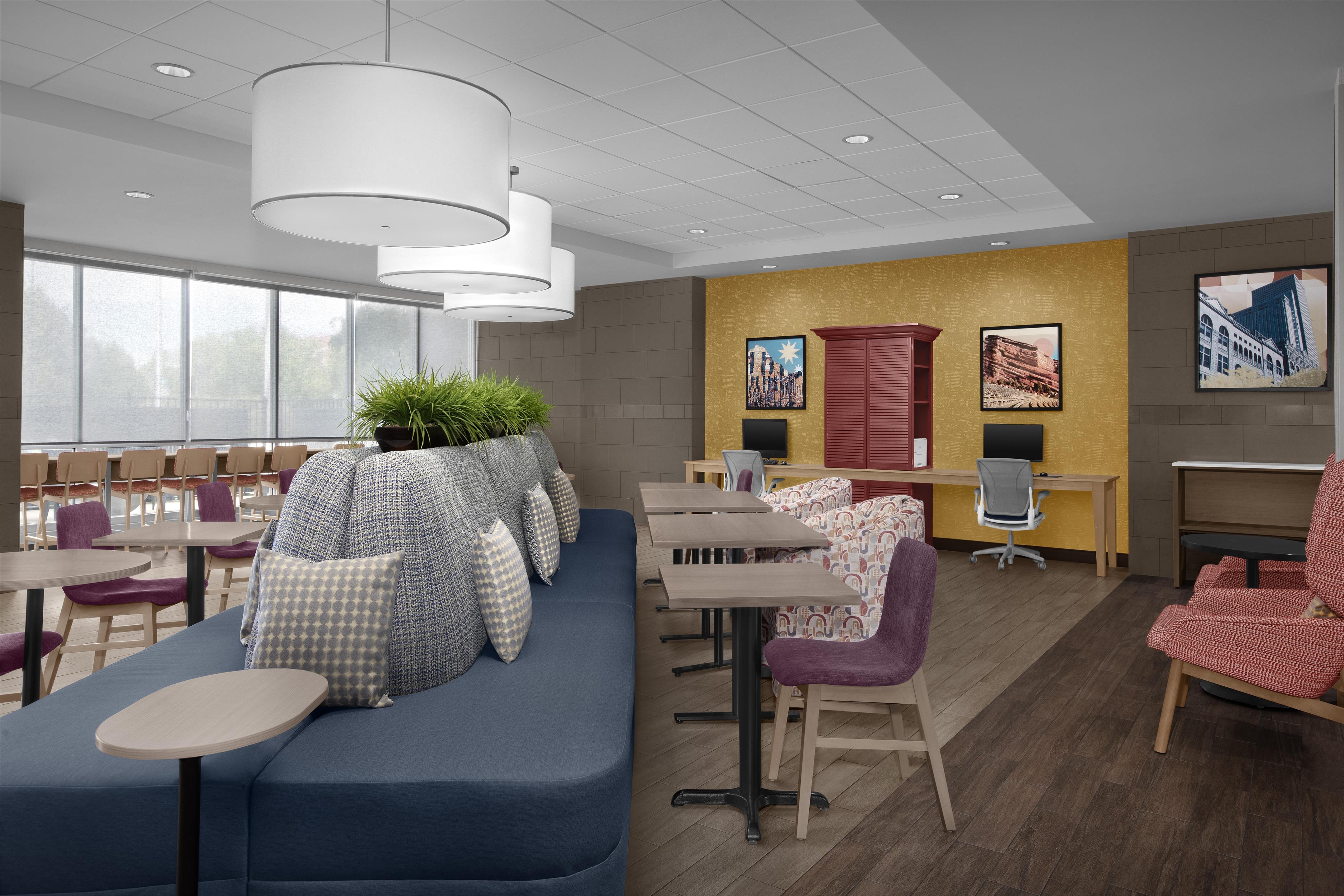 Lobby | Home2 Suites by Hilton Denver International Airport
