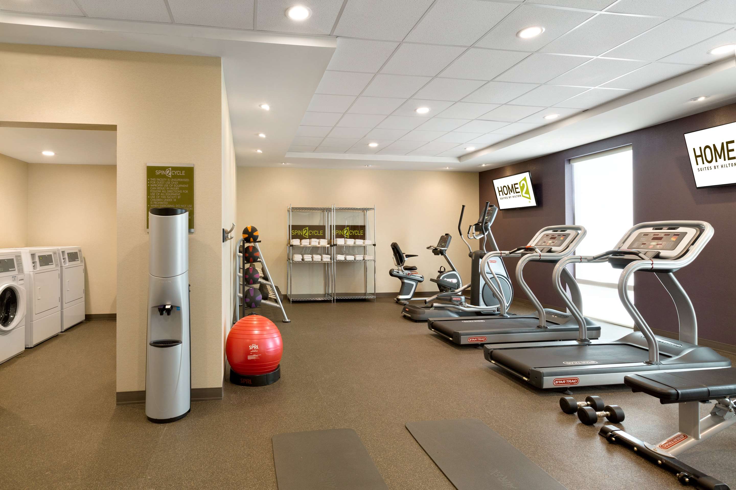 Health club fitness center gym | Home2 Suites by Hilton Cincinnati Liberty Township