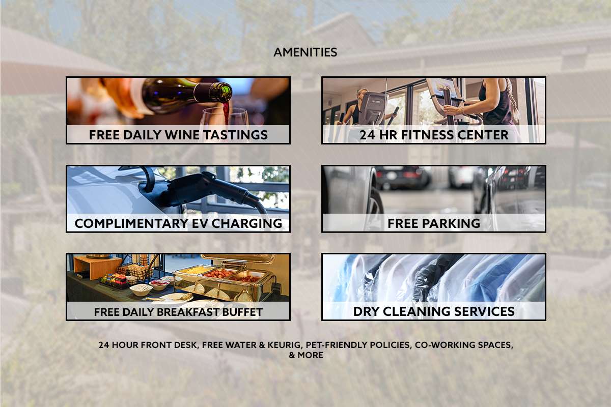 Amenities | The Palo Alto Inn