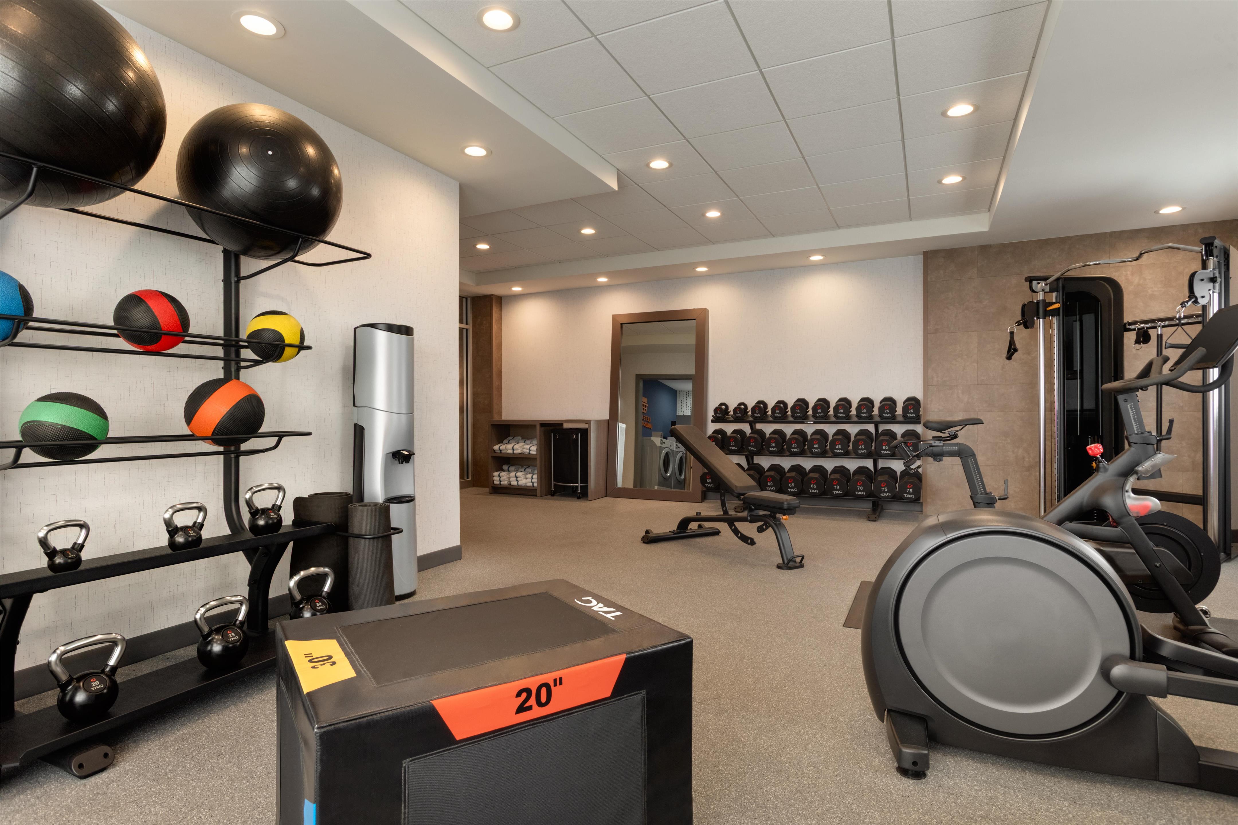 Health club fitness center gym | Home2 Suites by Hilton Bowling Green Hotel