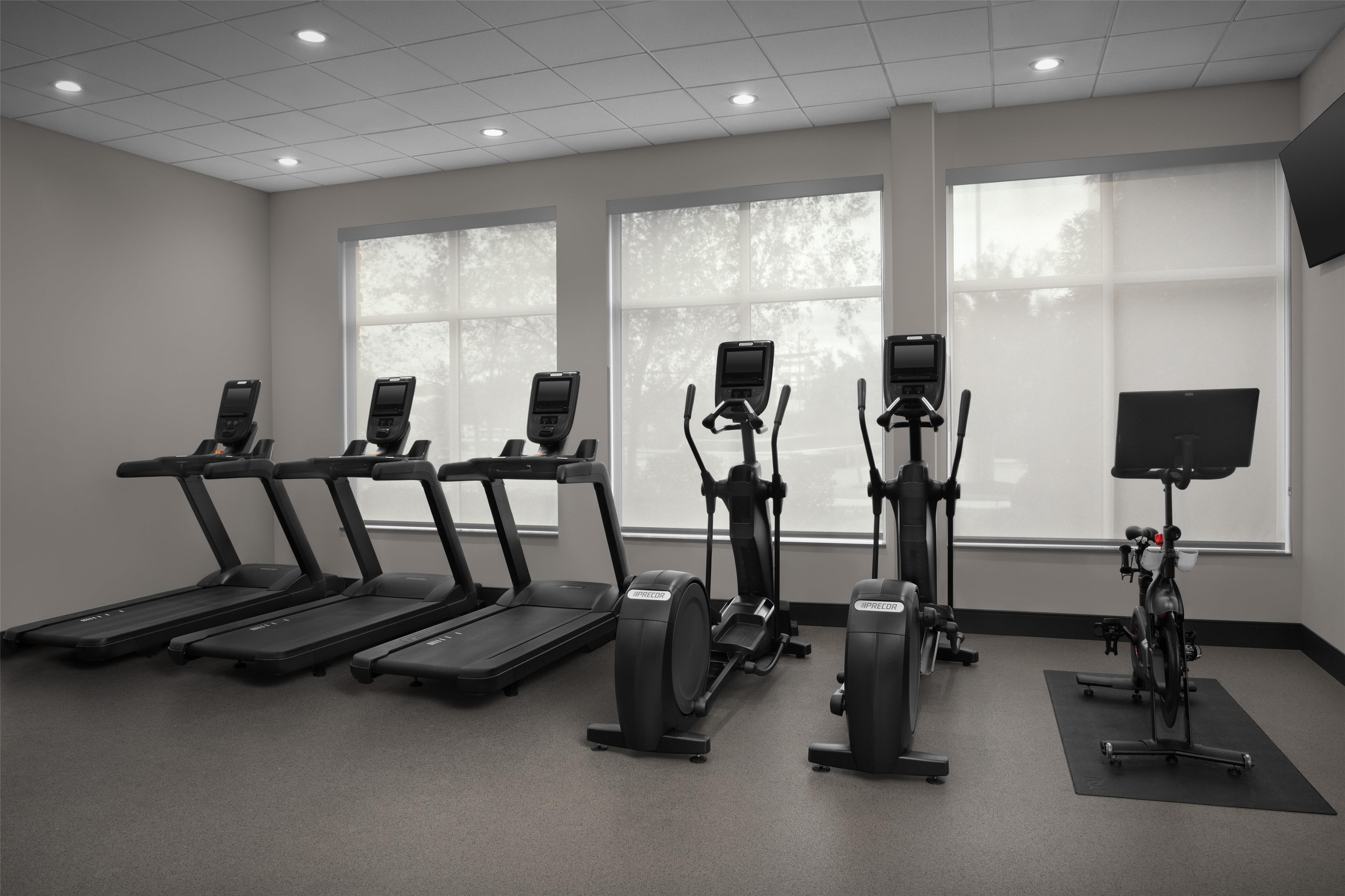 Health club fitness center gym | Homewood Suites by Hilton Concord Charlotte