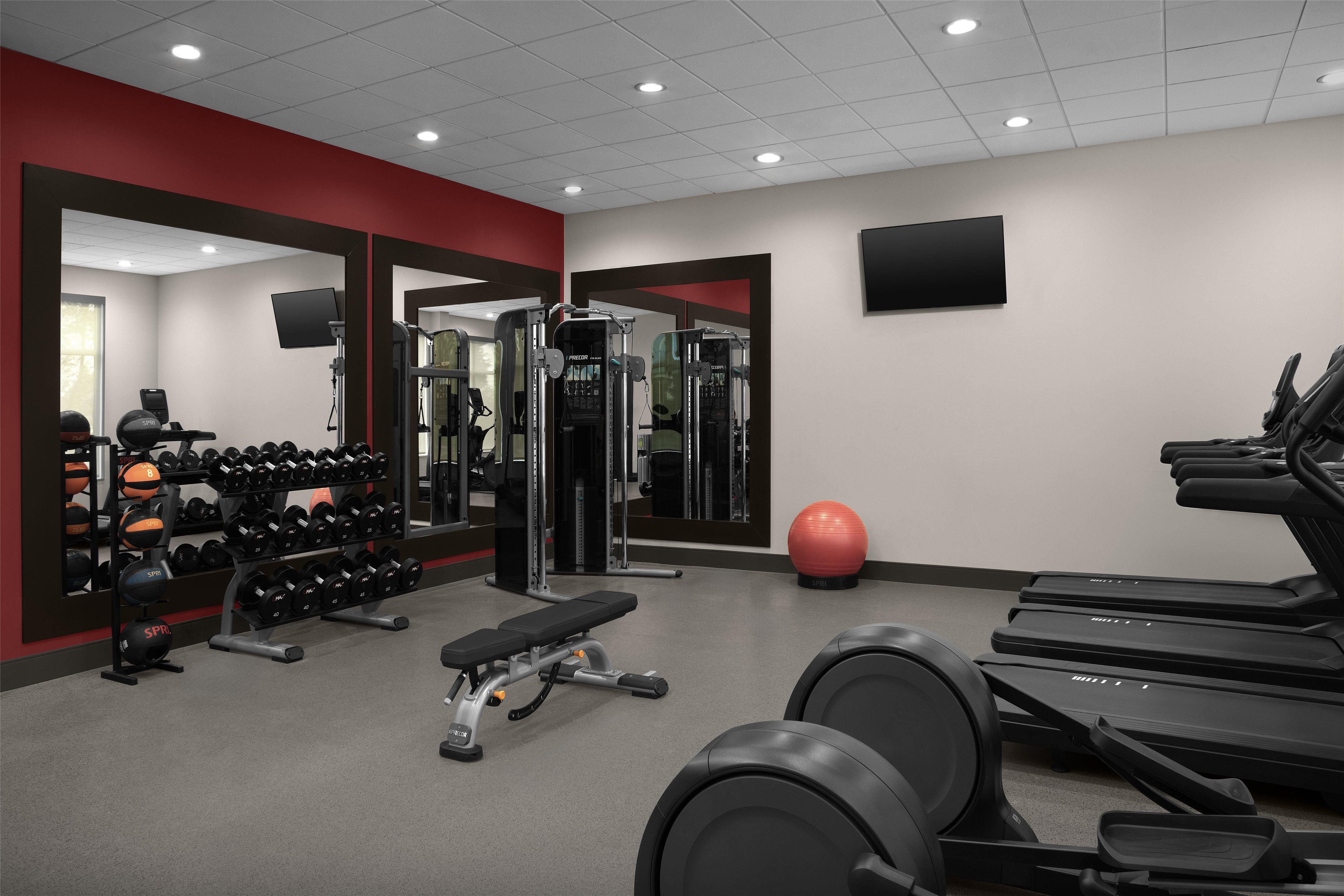 Health club fitness center gym | Homewood Suites by Hilton Concord Charlotte