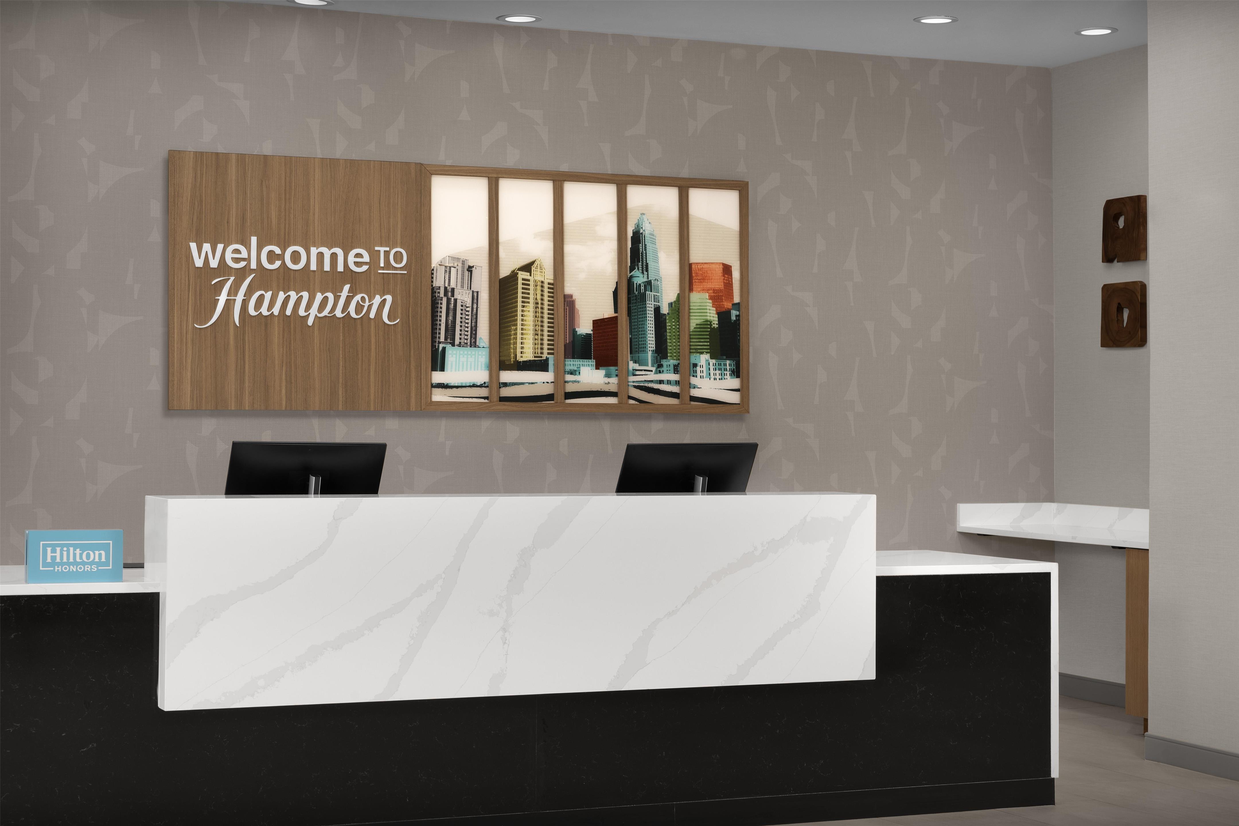 Reception | Hampton Inn & Suites Charlotte/Ballantyne