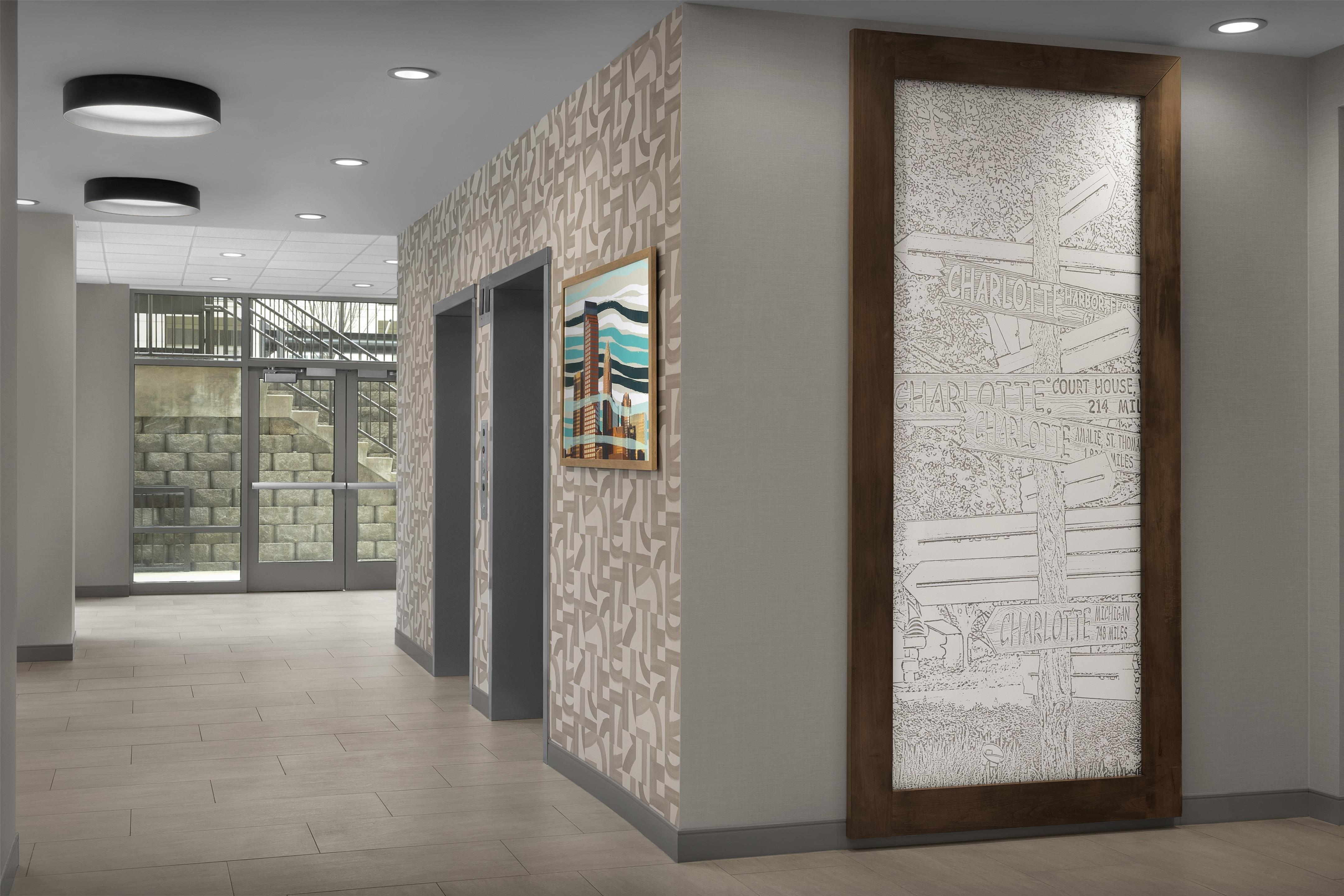 Lobby | Hampton Inn & Suites Charlotte/Ballantyne
