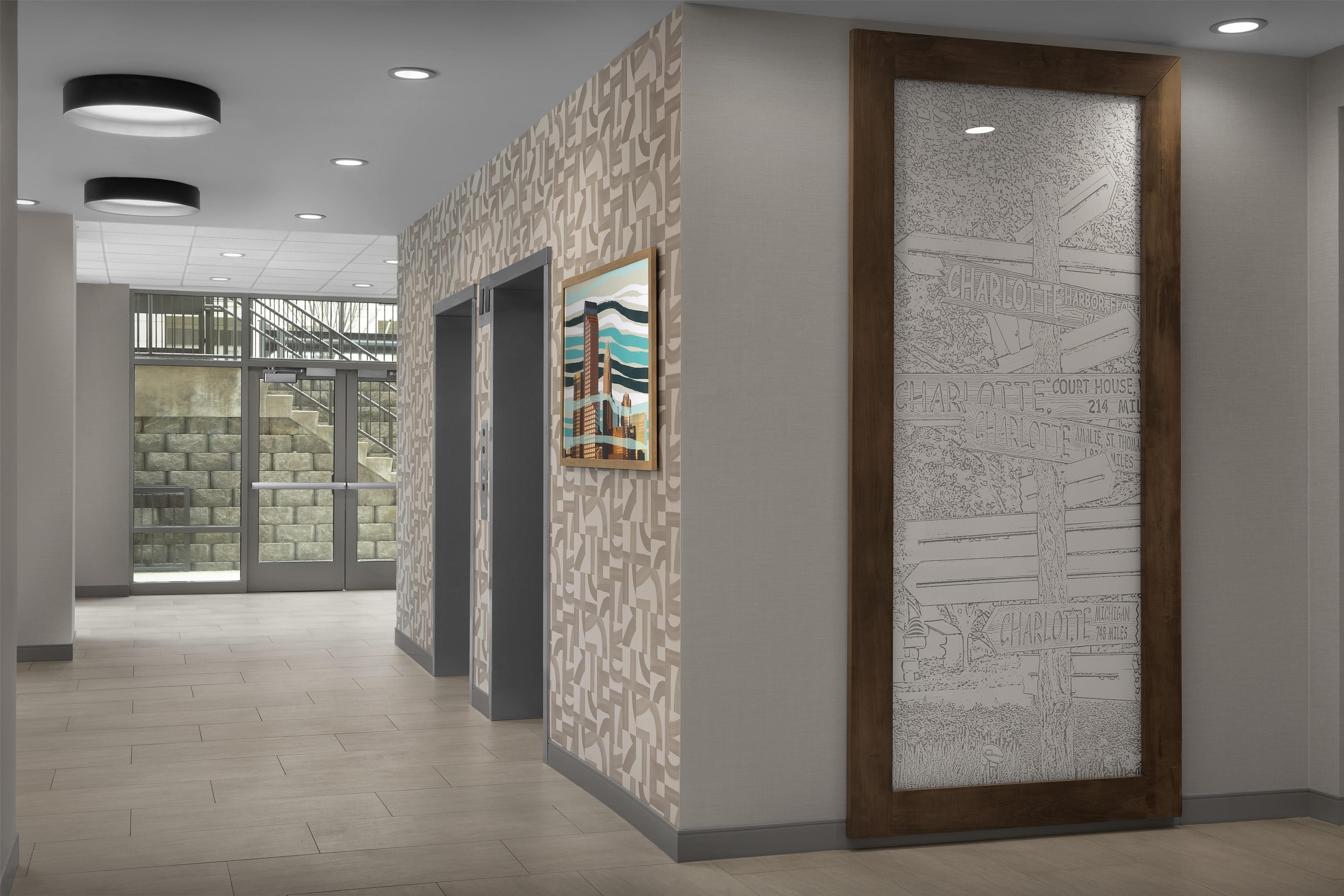 Lobby | Hampton Inn & Suites Charlotte/Ballantyne