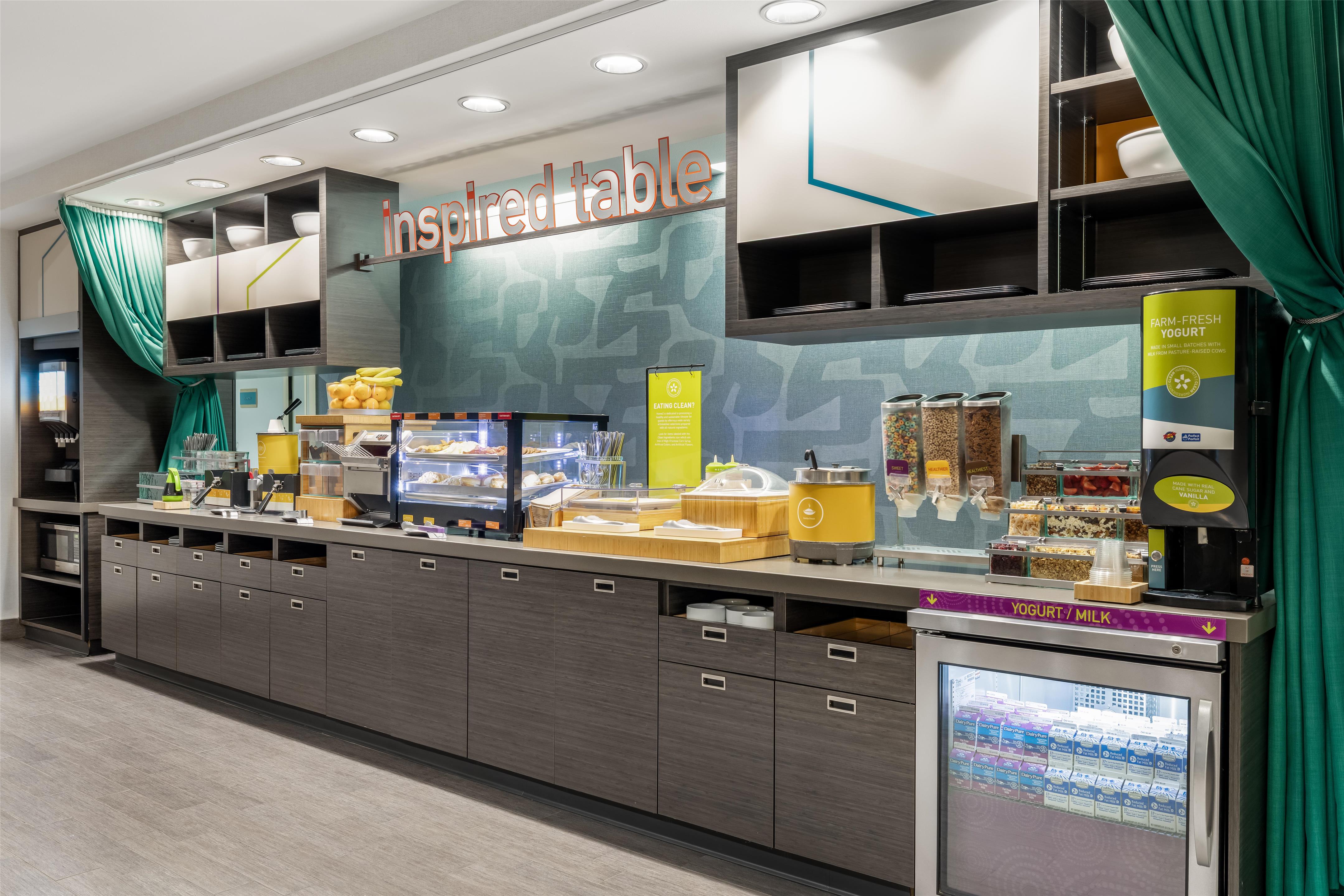 Breakfast Area | Home2 Suites by Hilton Dallas Addison