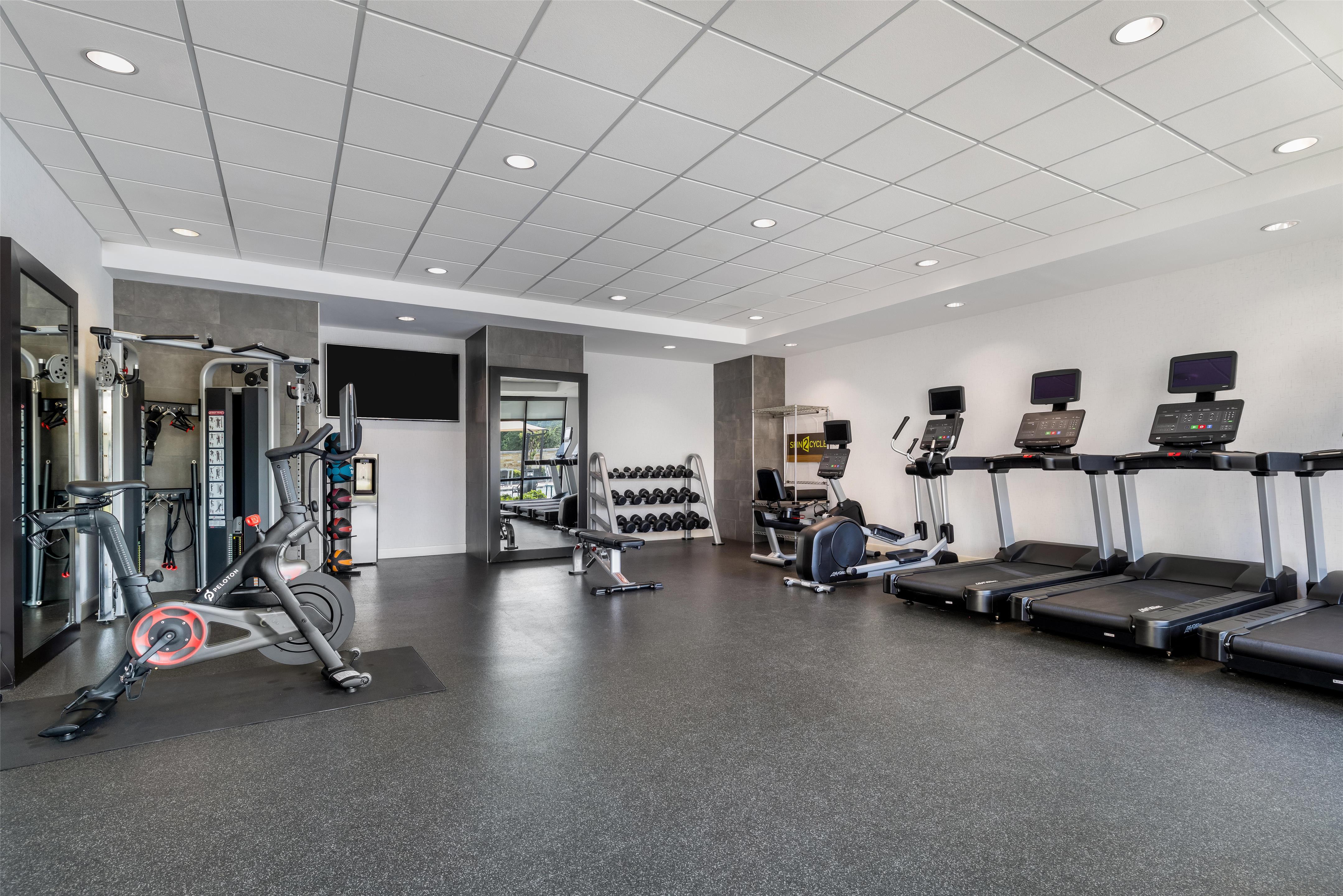 Health club fitness center gym | Home2 Suites by Hilton Dallas Addison