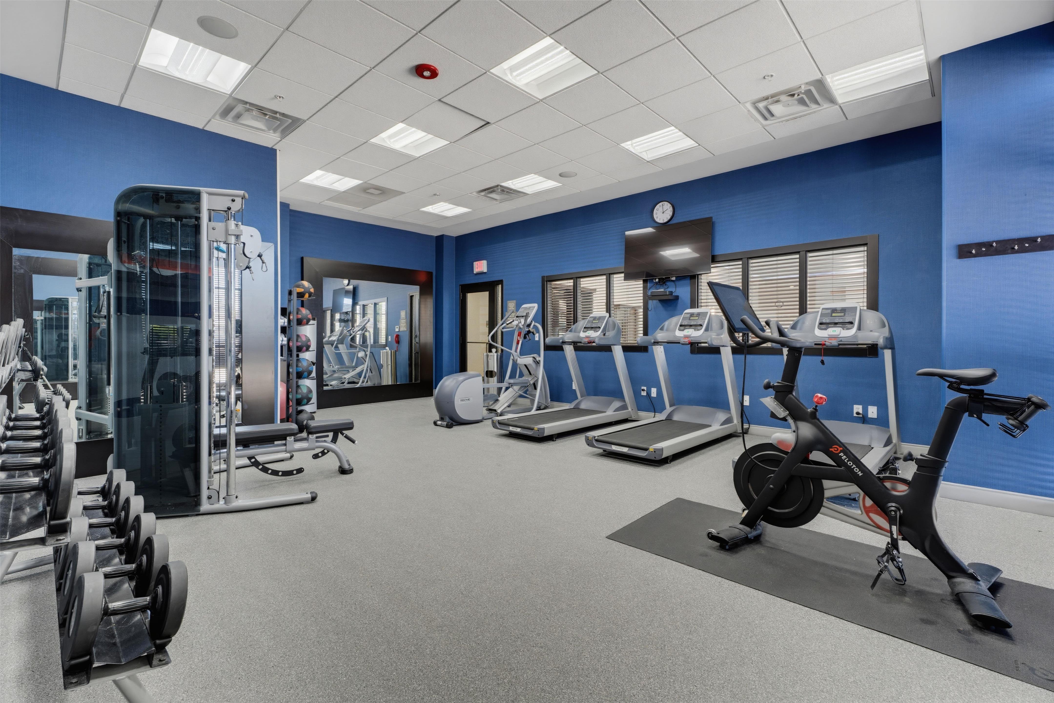 Health club fitness center gym | Hampton Inn by Hilton Detroit Dearborn