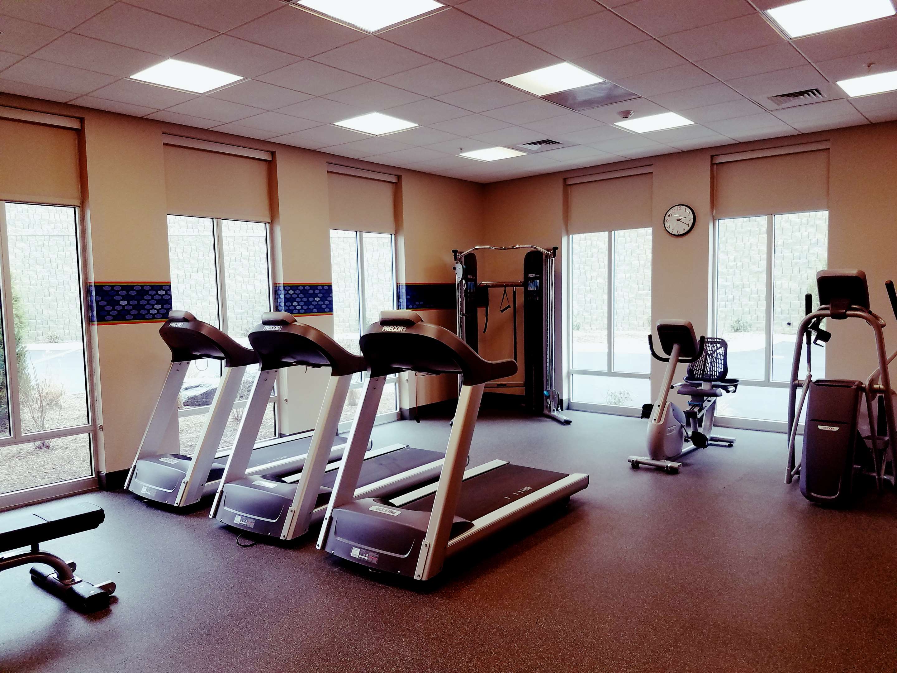 Health club fitness center gym | Hampton Inn & Suites Boone