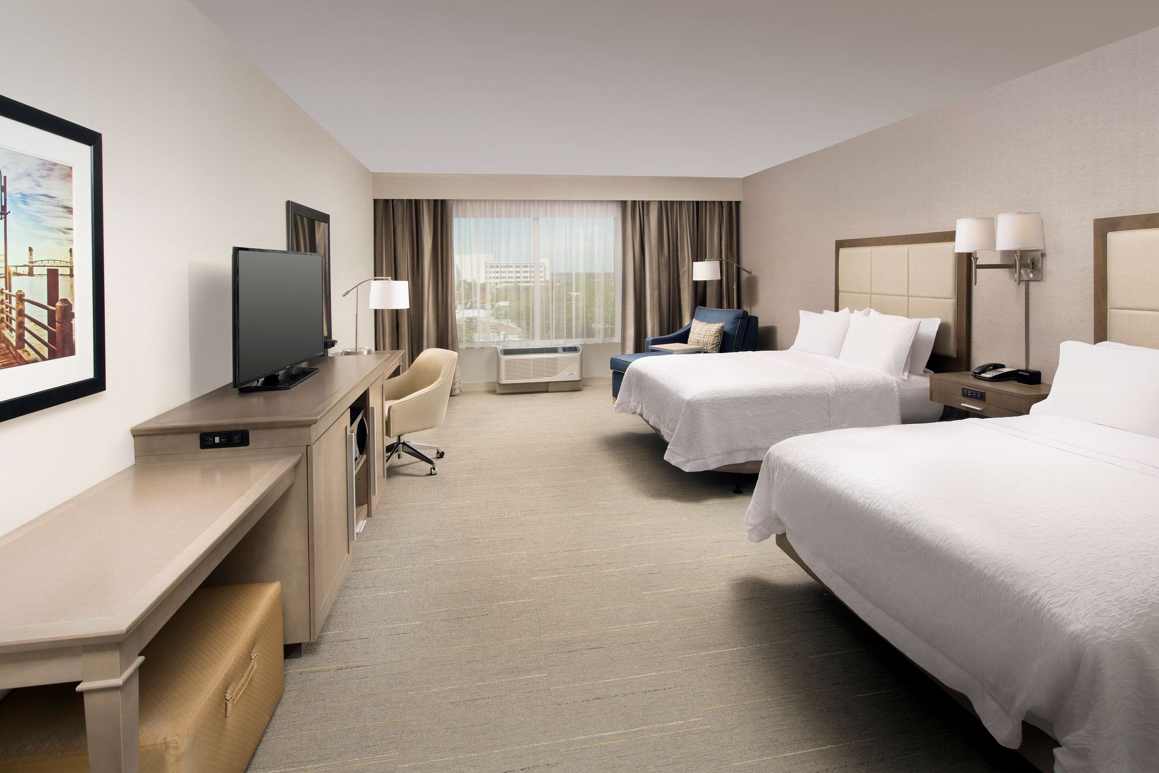 Hampton Inn by Hilton Wilmington Downtown Room Type - 2 QNS HEARING ACC NOSMOK
