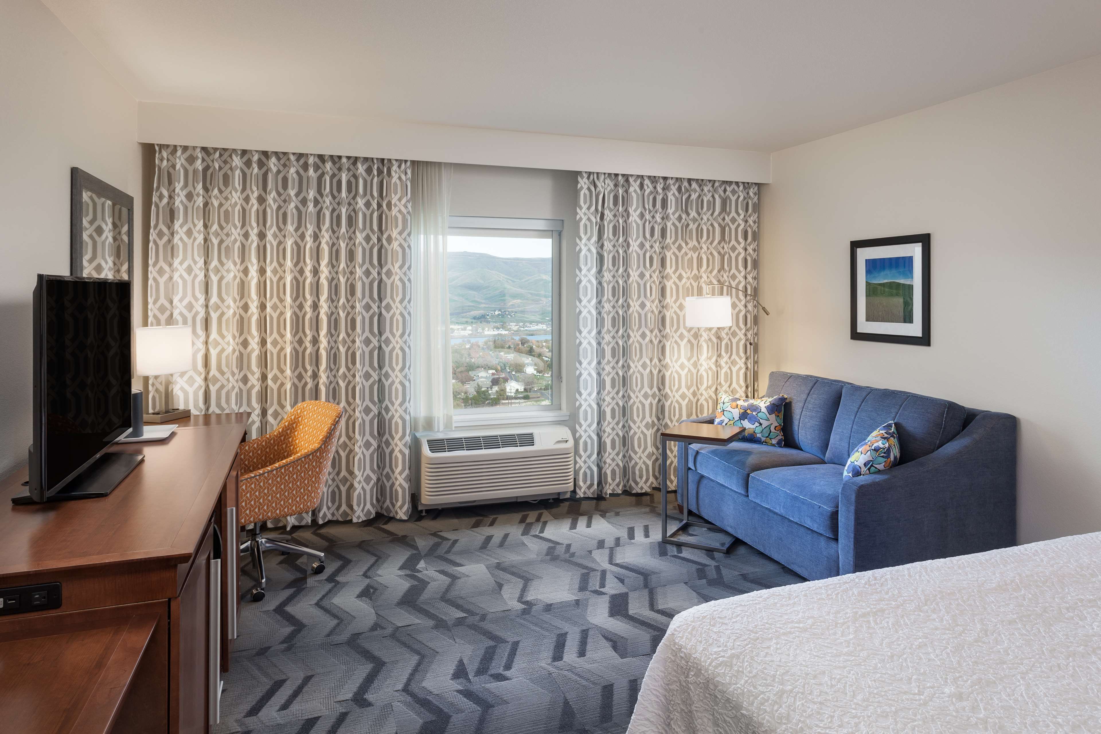 Hampton Inn by Hilton Lewiston, ID Room Type - 1KNG RVRVW SFBD MIC FRG NS