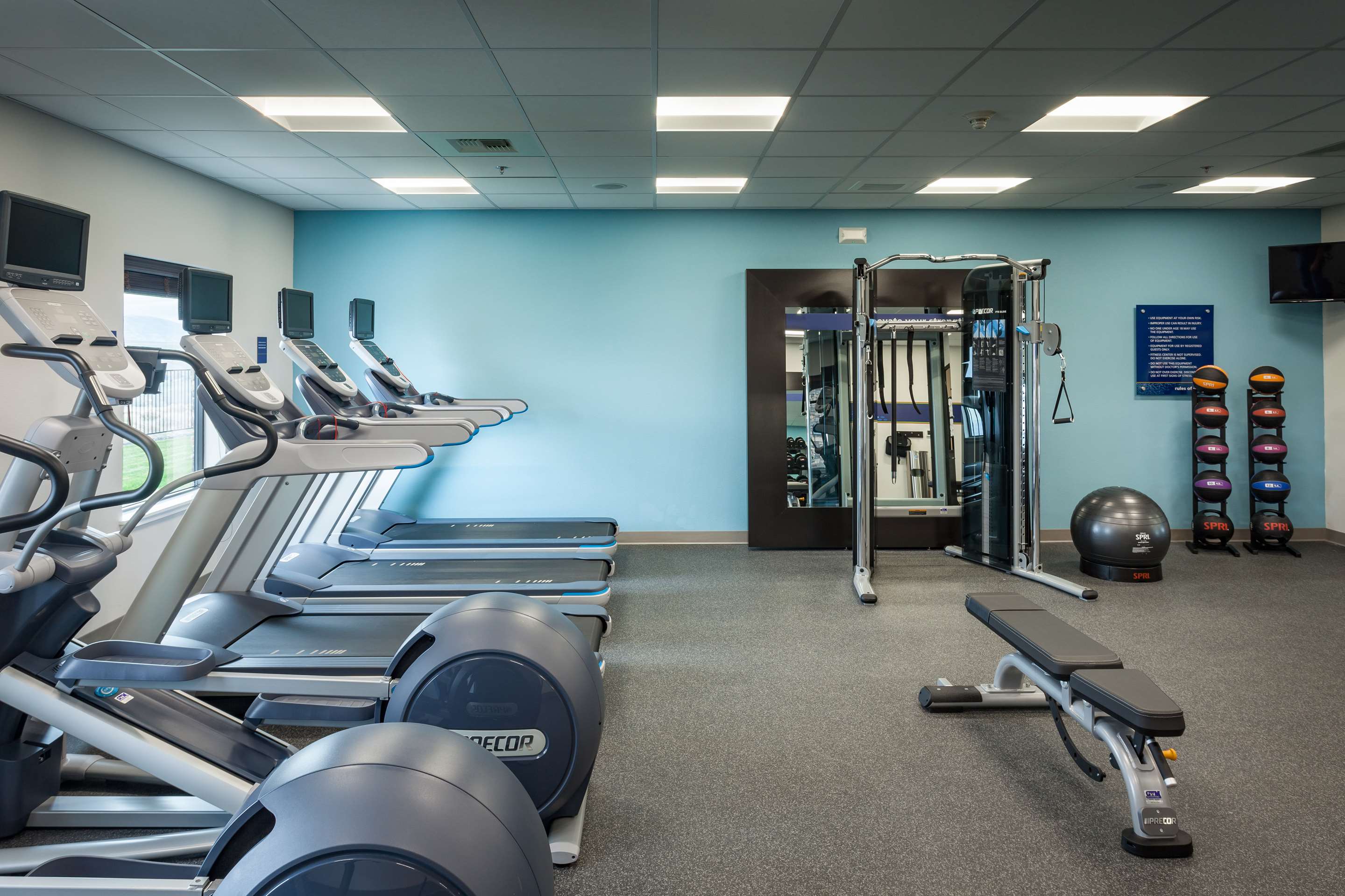 Health club fitness center gym