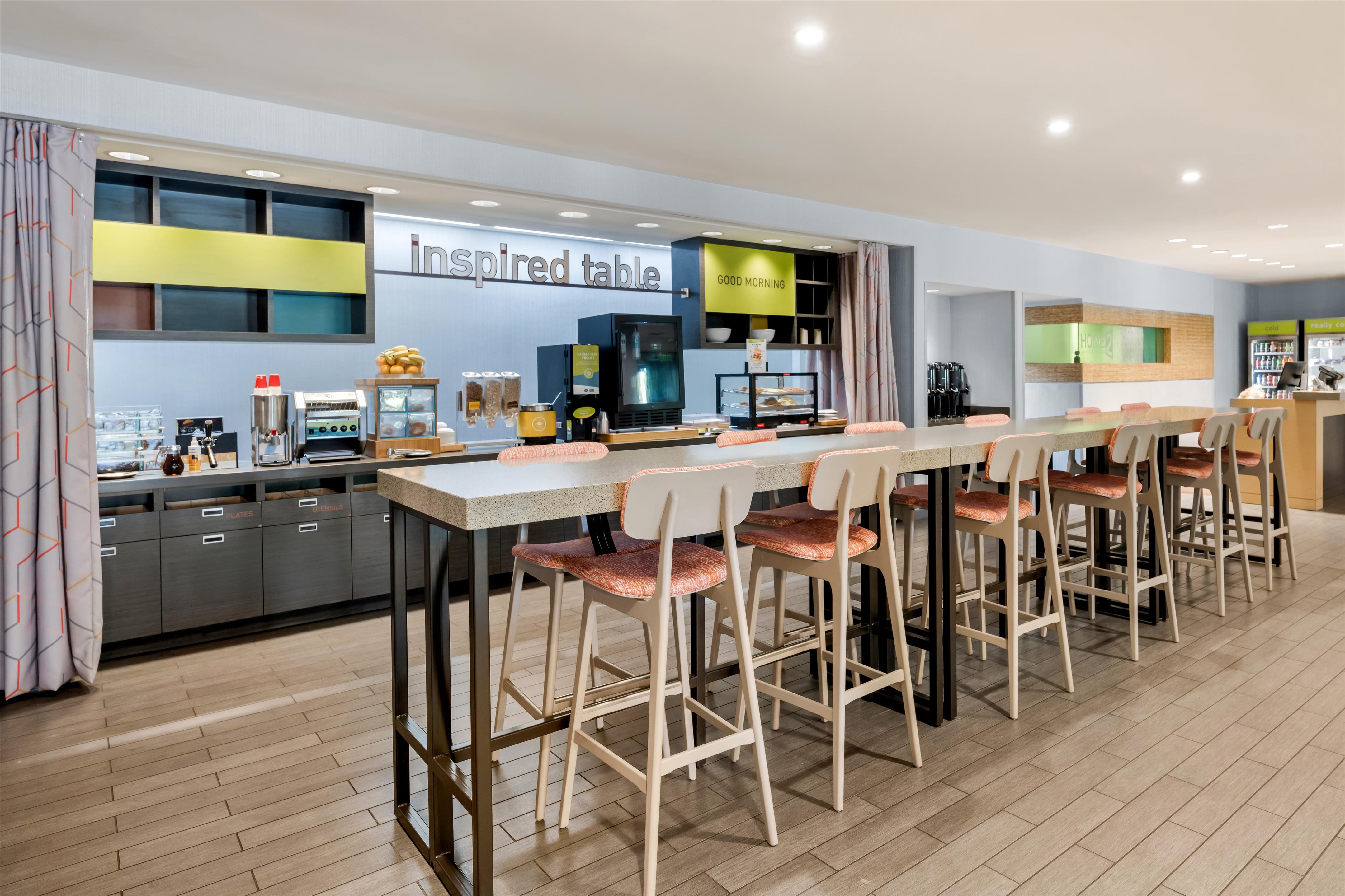 Breakfast Area | Home2 Suites Montgomery Prattville