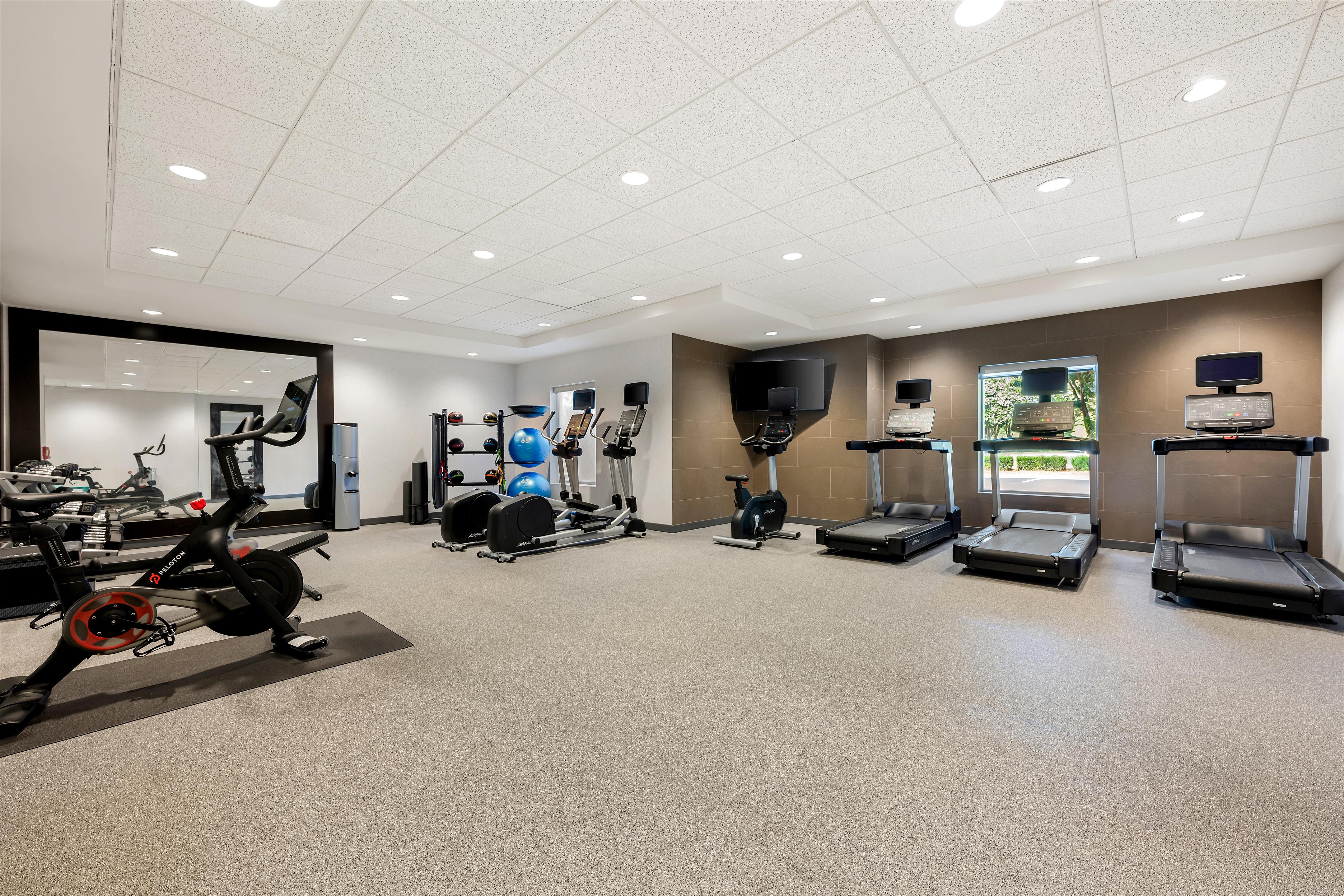 Health club fitness center gym | Home2 Suites Montgomery Prattville