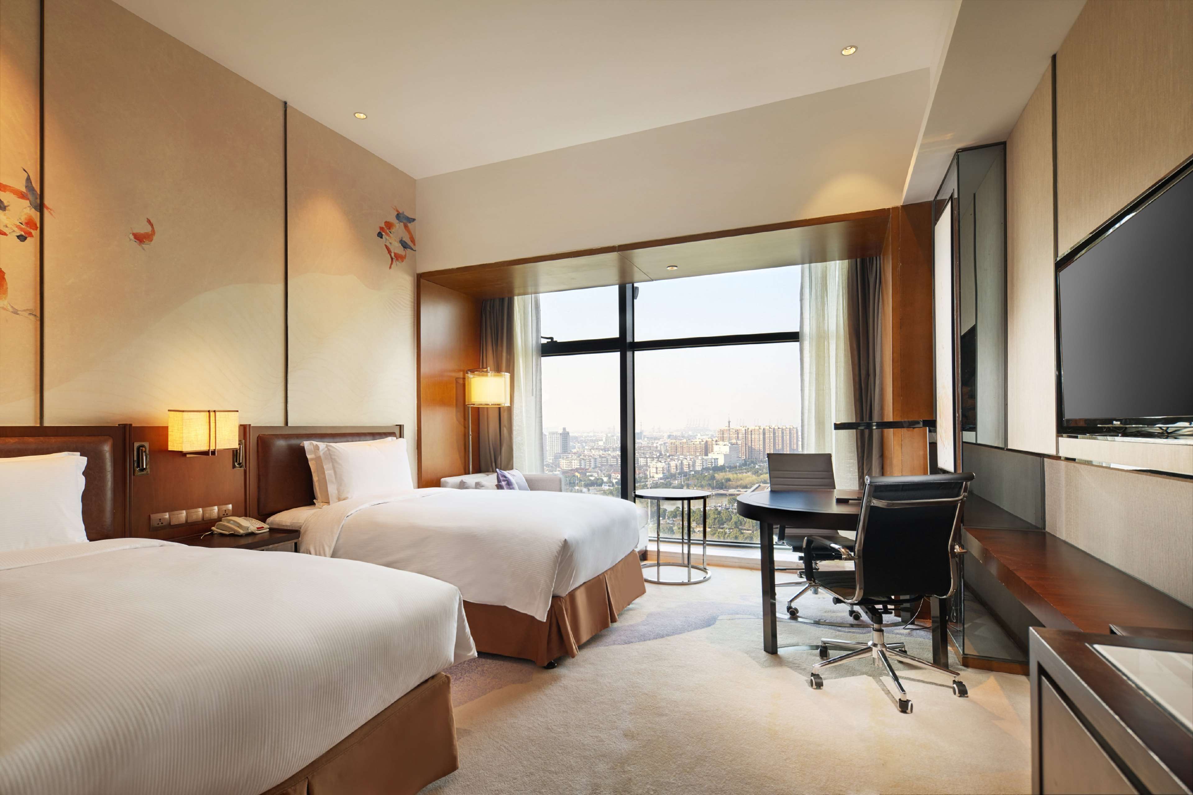 Doubletree By Hilton Ningbo Beilun Room Type - TWIN DELUXE ROOM GARDEN VW