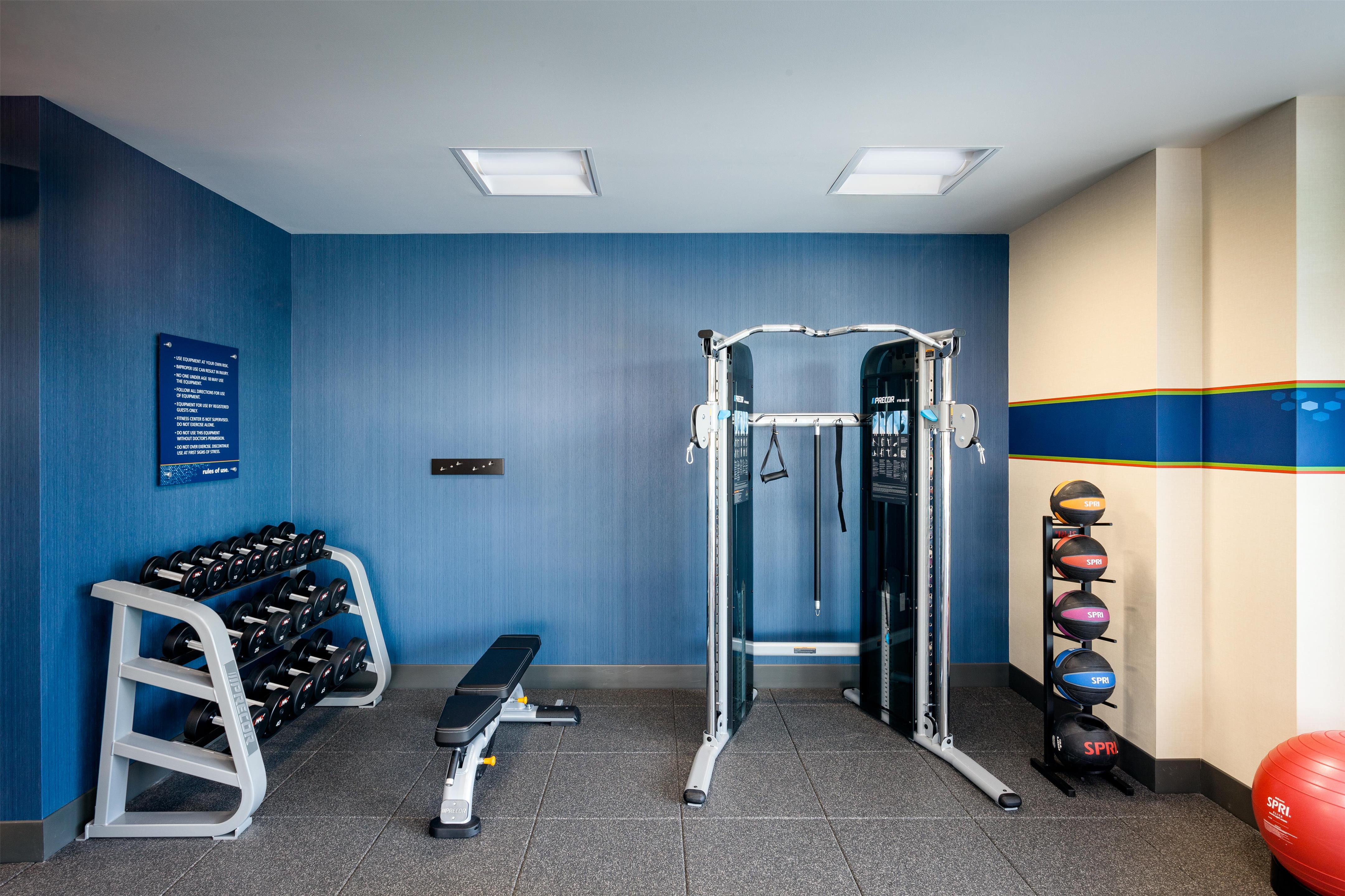 Health club fitness center gym | Hampton Inn & Suites by Hilton Seattle/Northgate