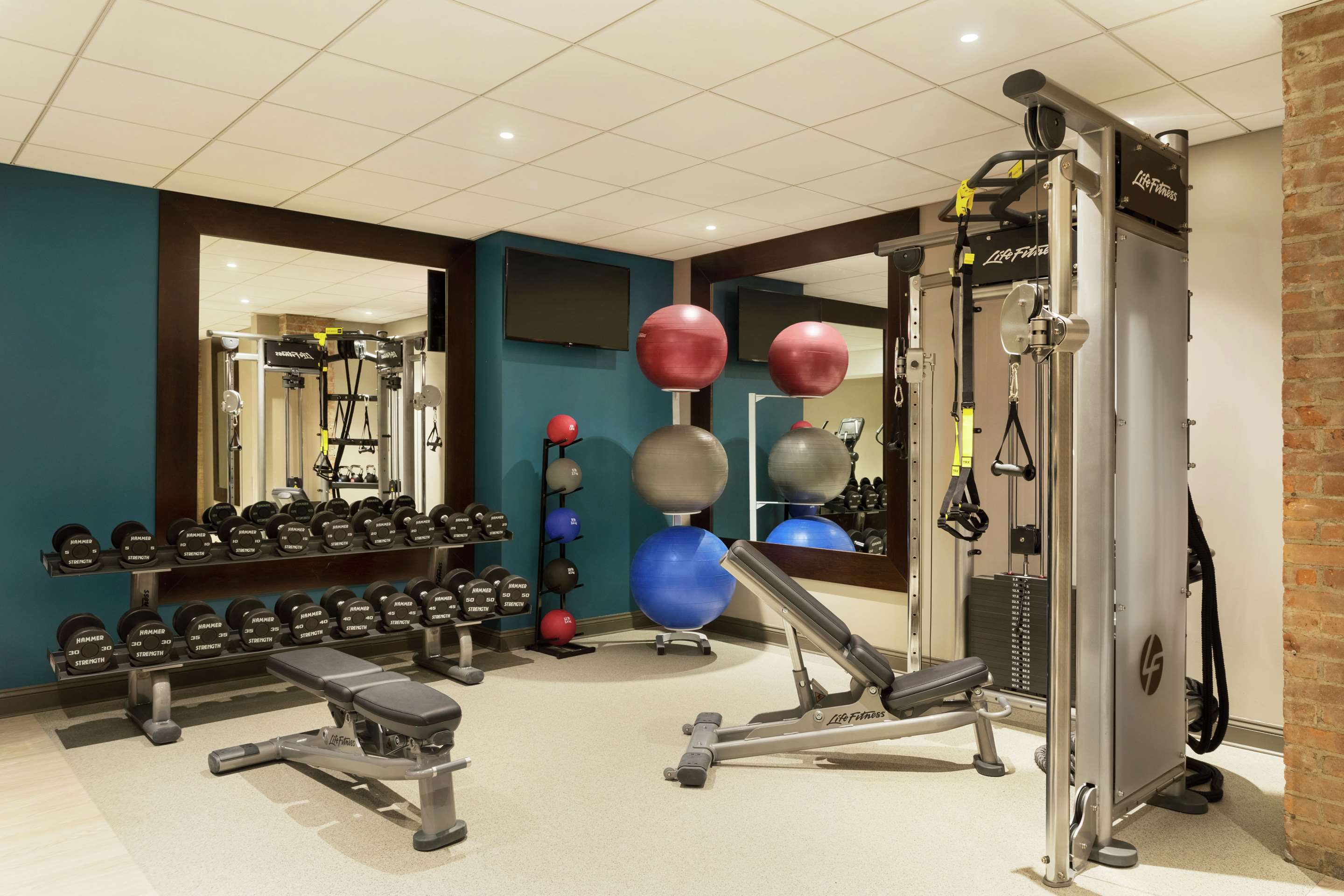 Health club fitness center gym