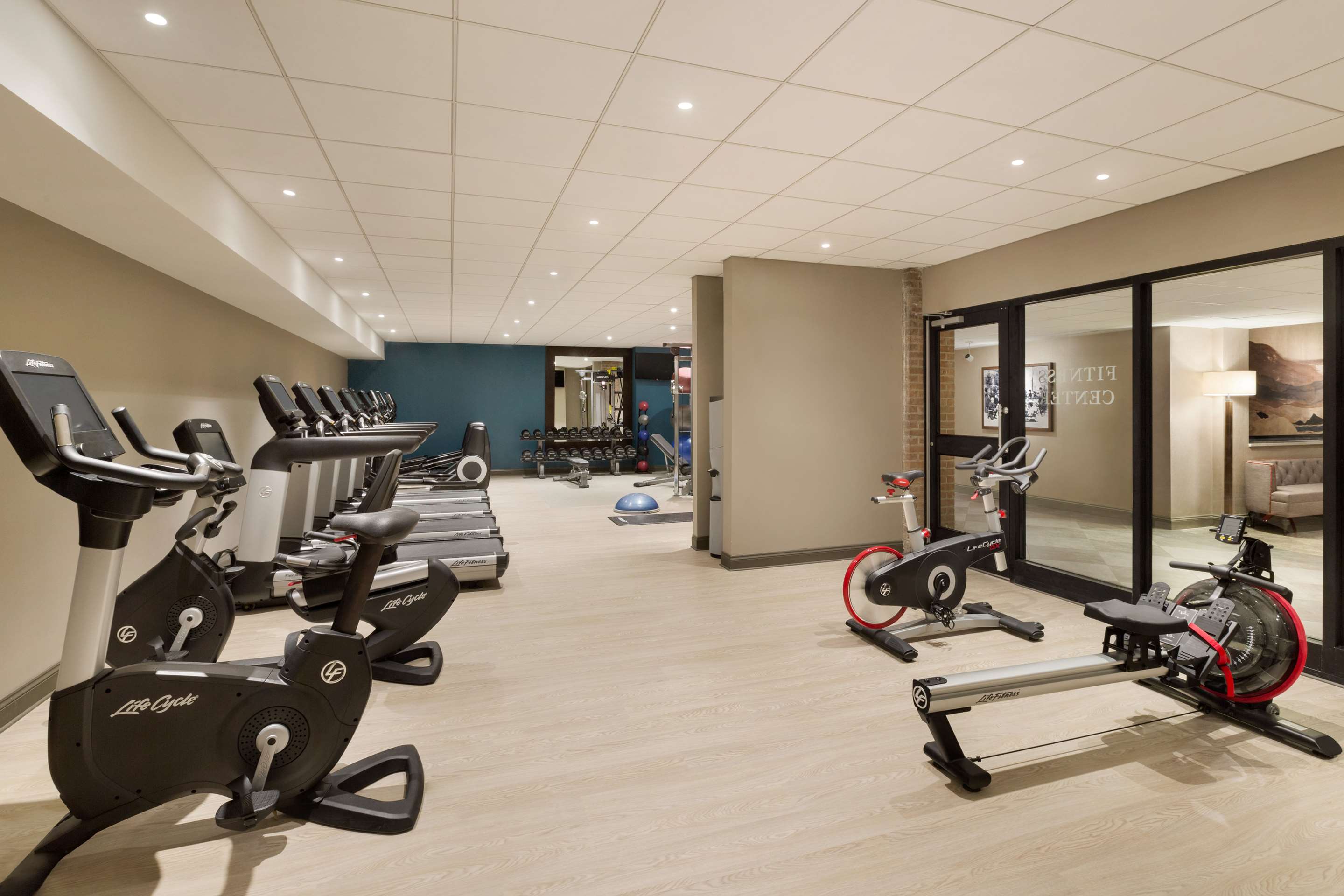 Health club fitness center gym