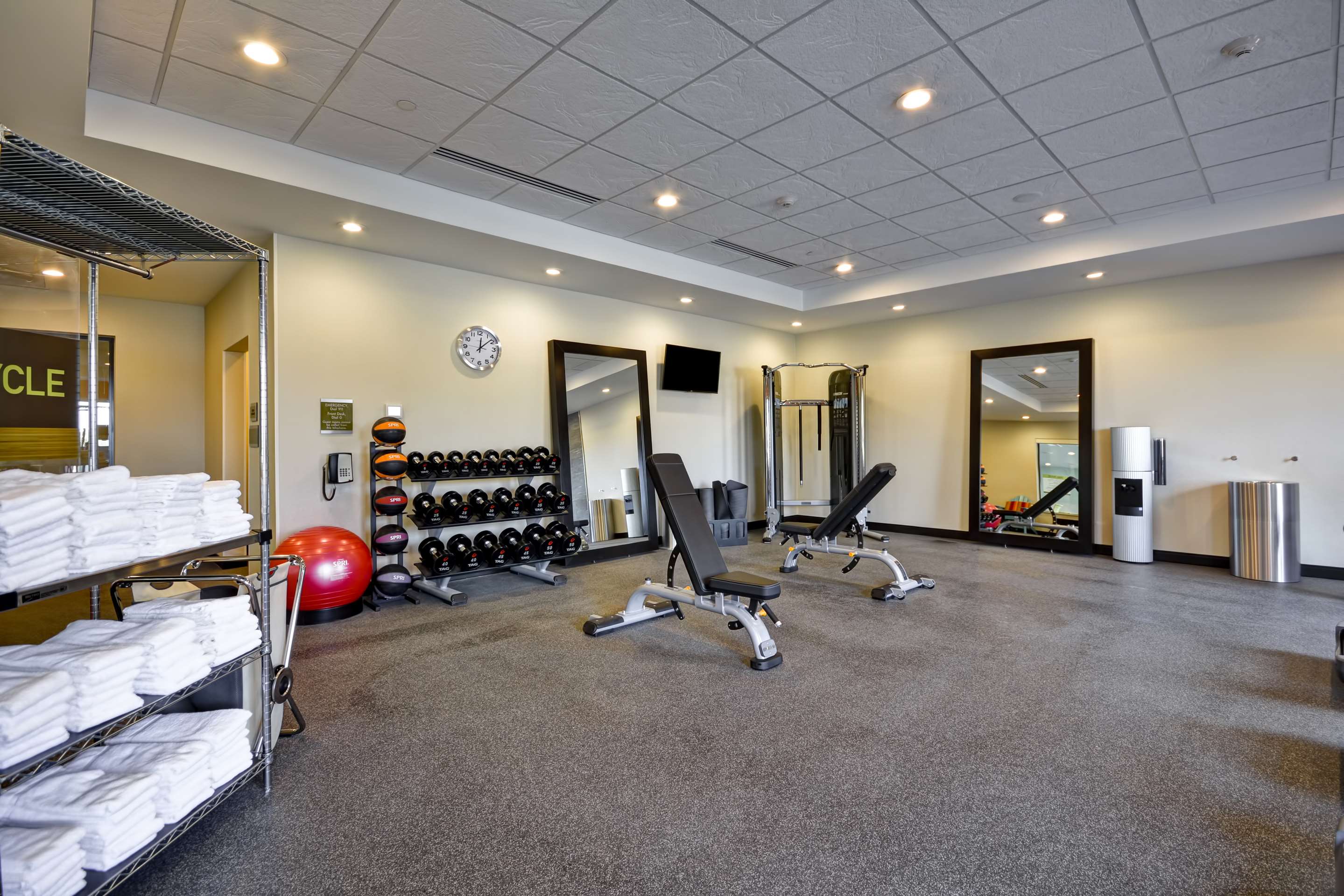 Health club fitness center gym | Home2 Suites by Hilton Evansville