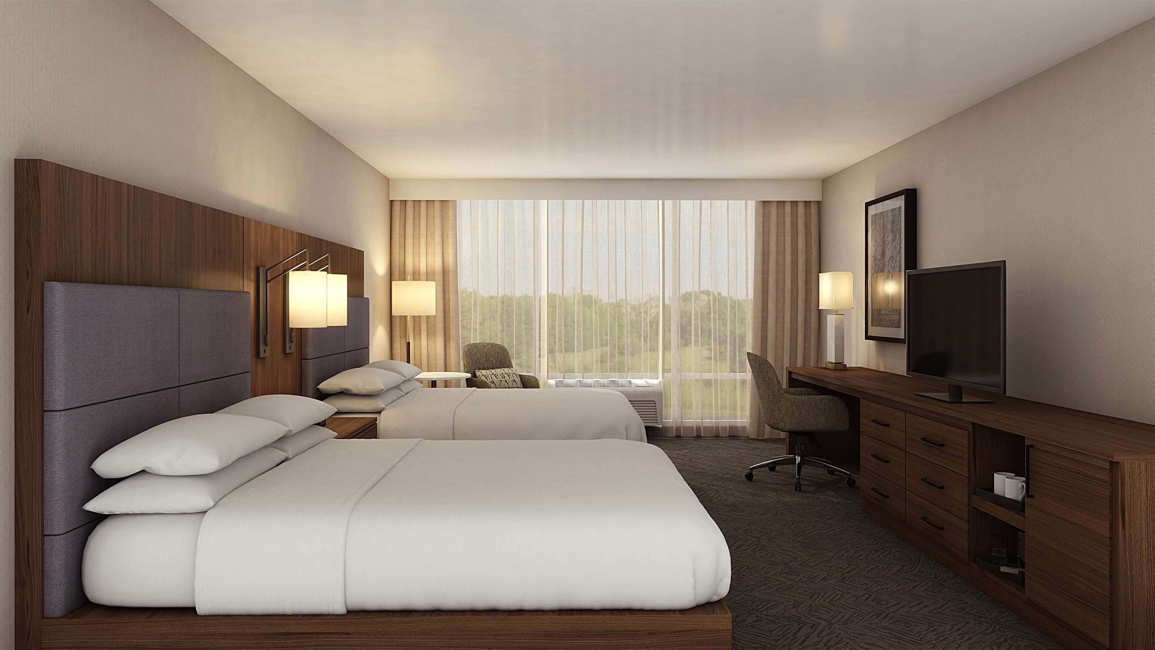 Doubletree by Hilton Lafayette East Room Type - 2 QUEEN BED HEAR ACCESS