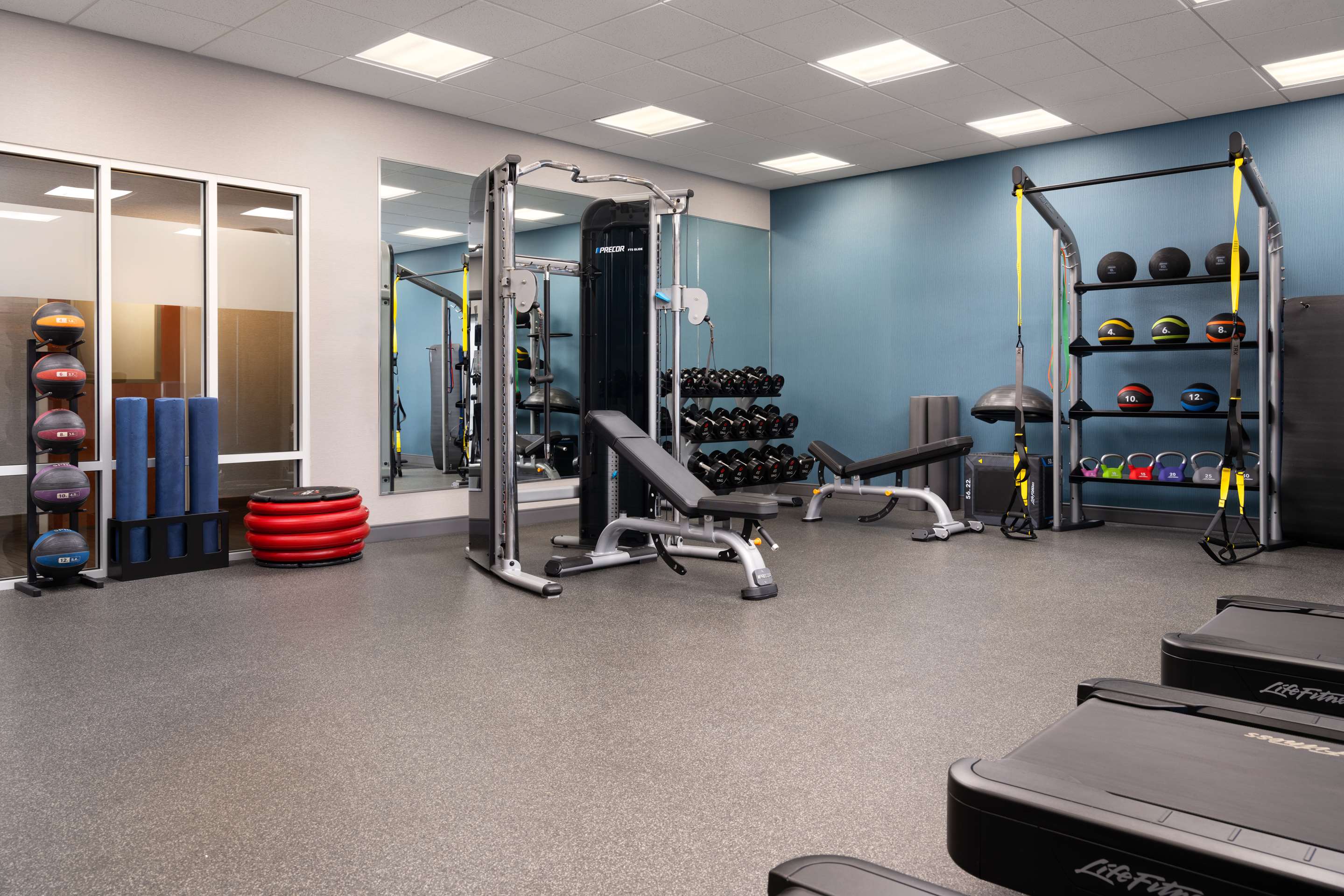 Health club fitness center gym