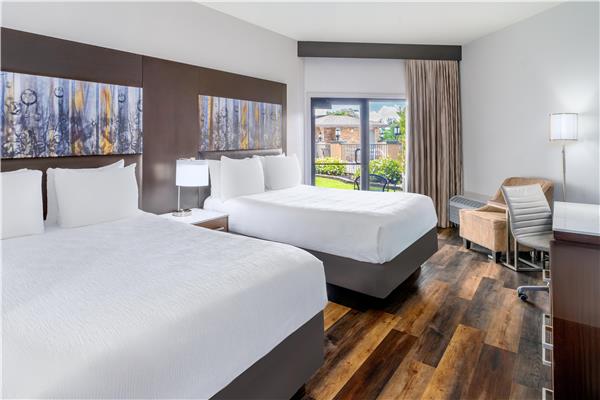 2 Queen Beds, Non-Smoking, Balcony, View, Microwave And Refrigerator