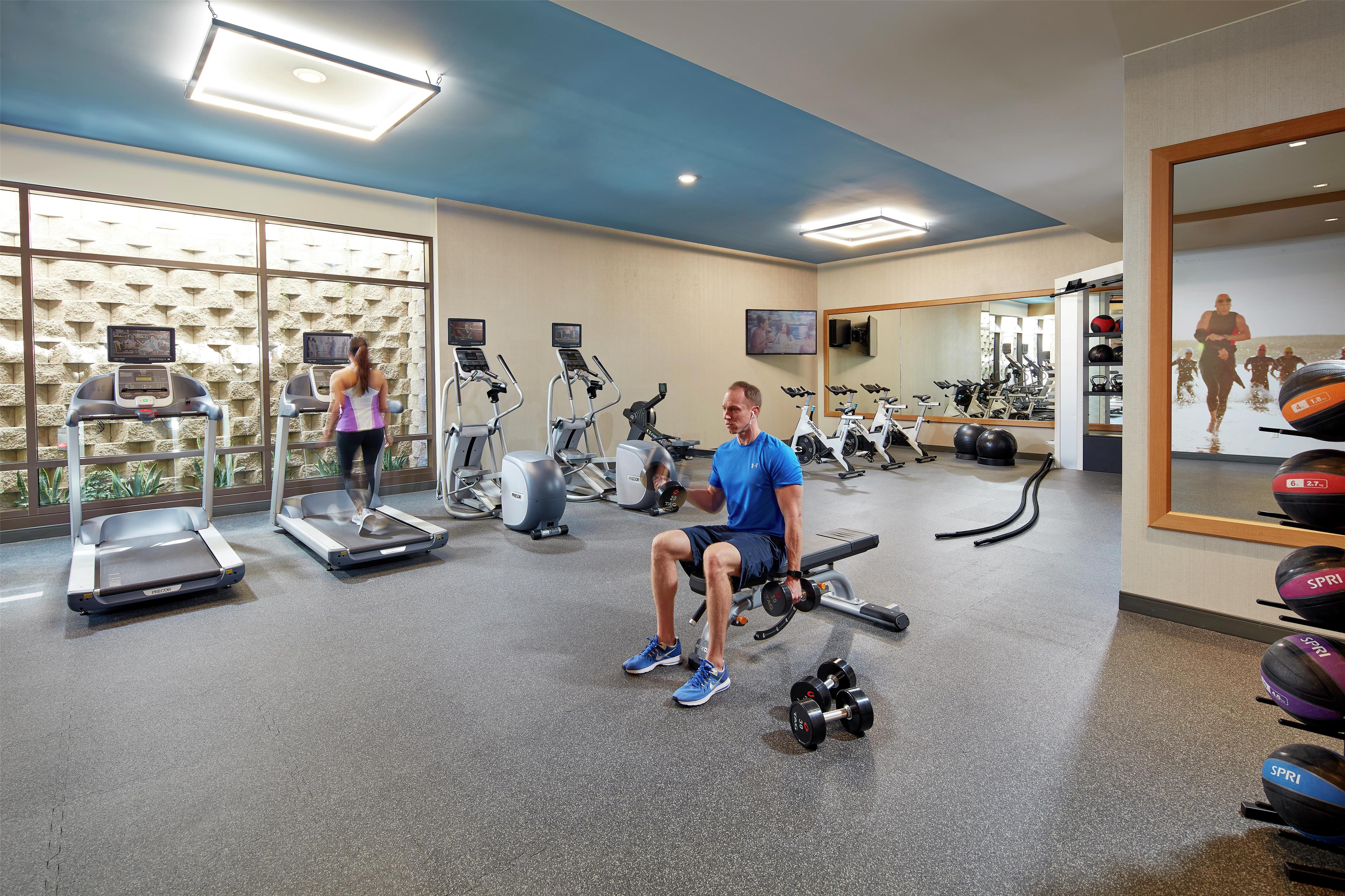 Health club fitness center gym | Homewood Suites by Hilton San Diego Hotel Circle/SeaWorld Area