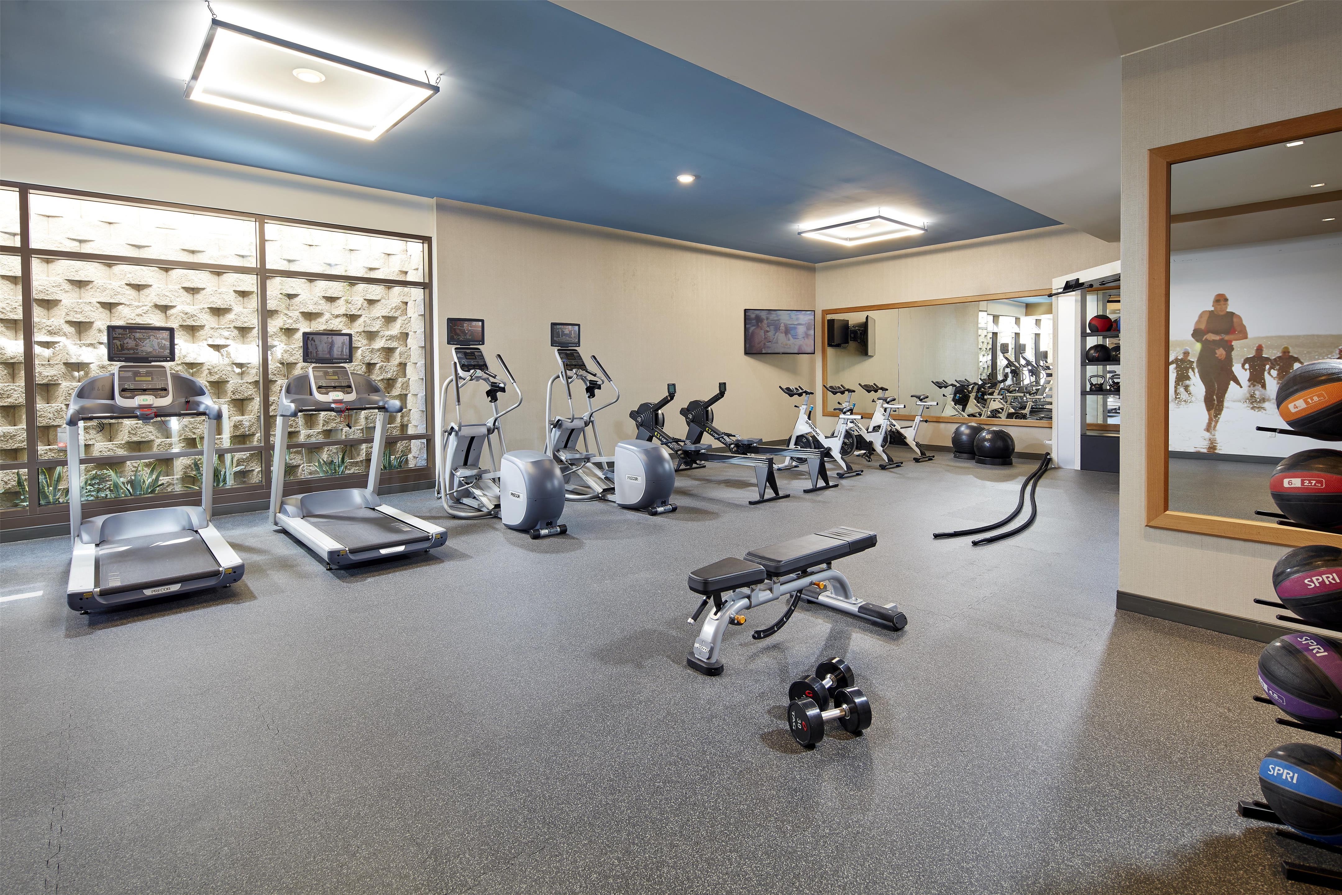 Health club fitness center gym | Homewood Suites by Hilton San Diego Hotel Circle/SeaWorld Area