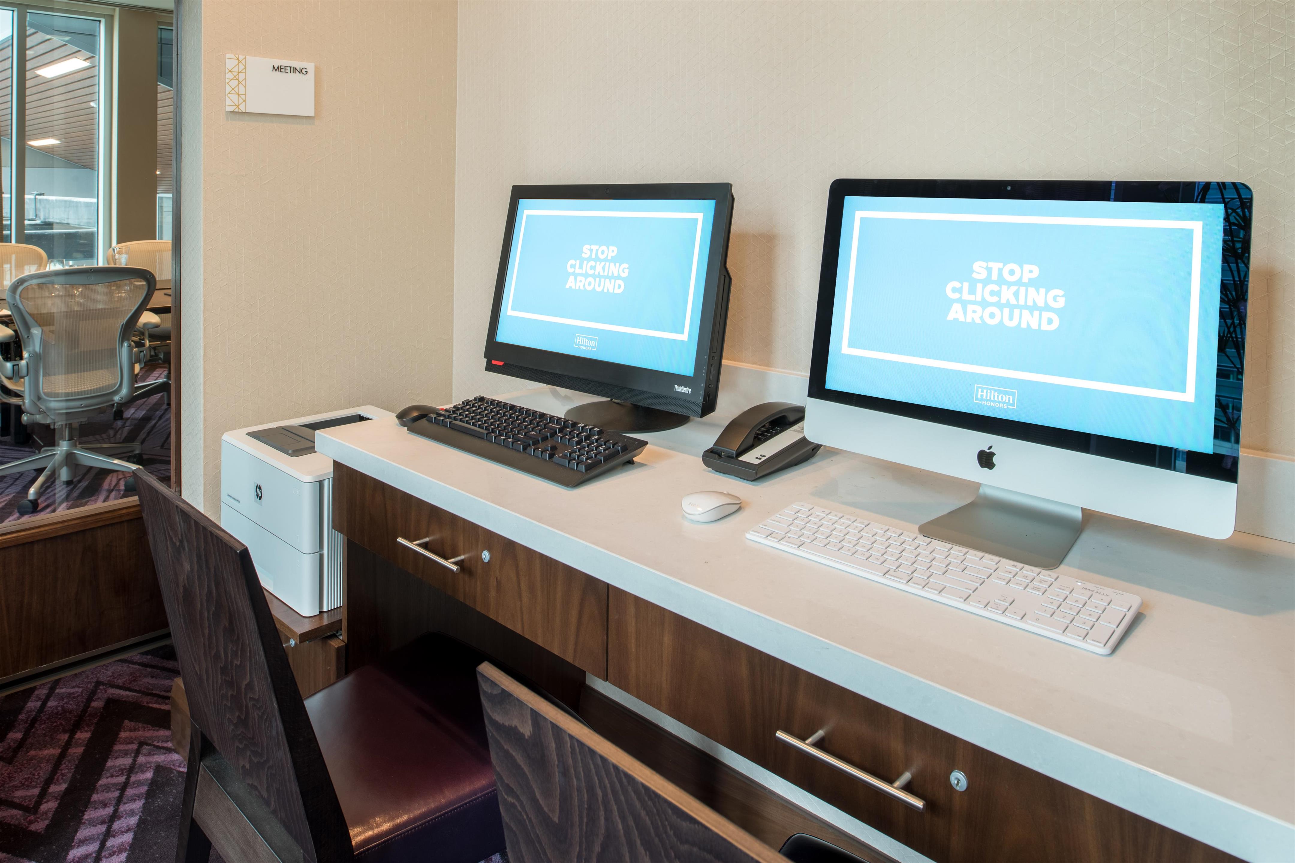 Business Center | Embassy Suites by Hilton Seattle Downtown Pioneer Square