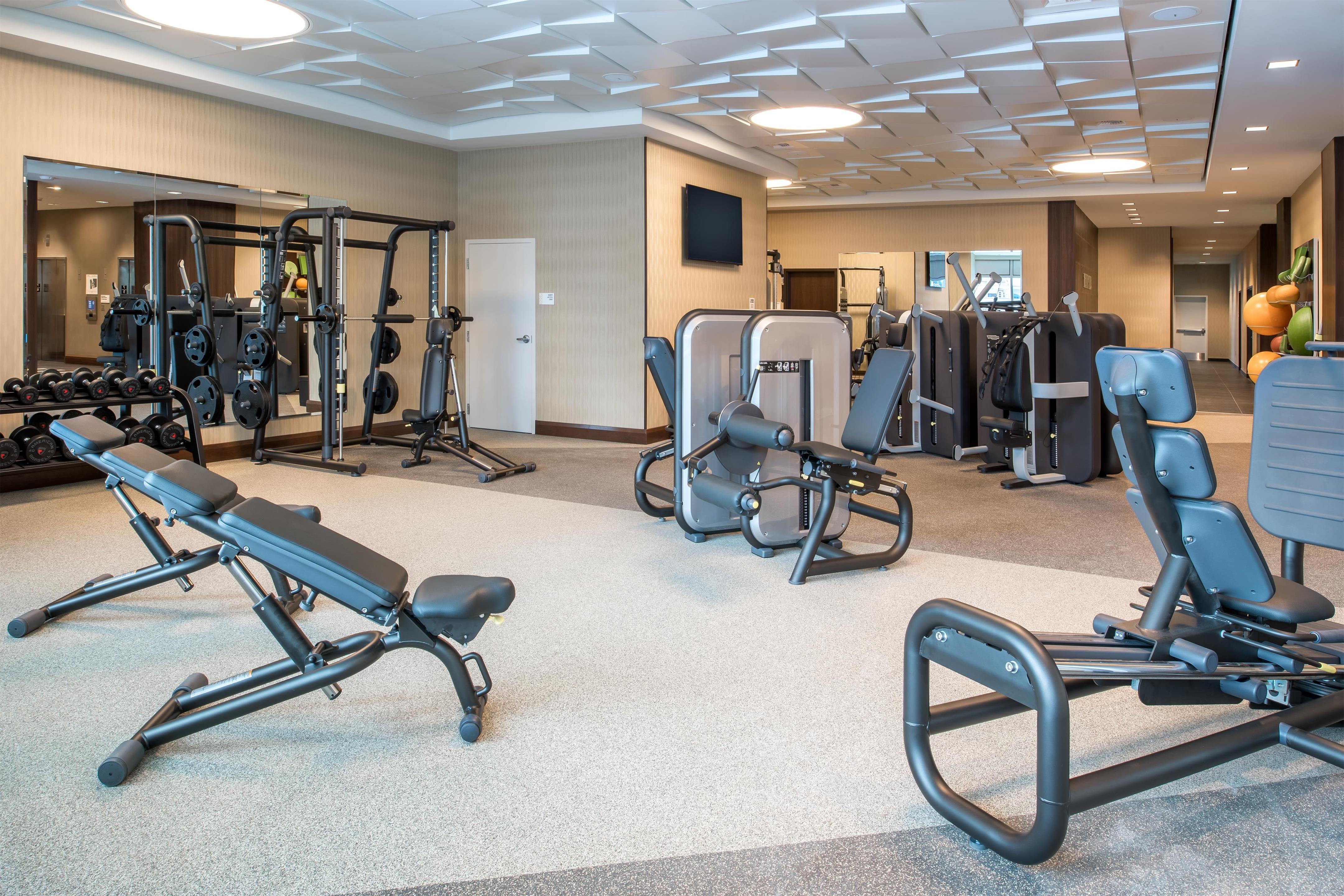 Health club fitness center gym | Embassy Suites by Hilton Seattle Downtown Pioneer Square