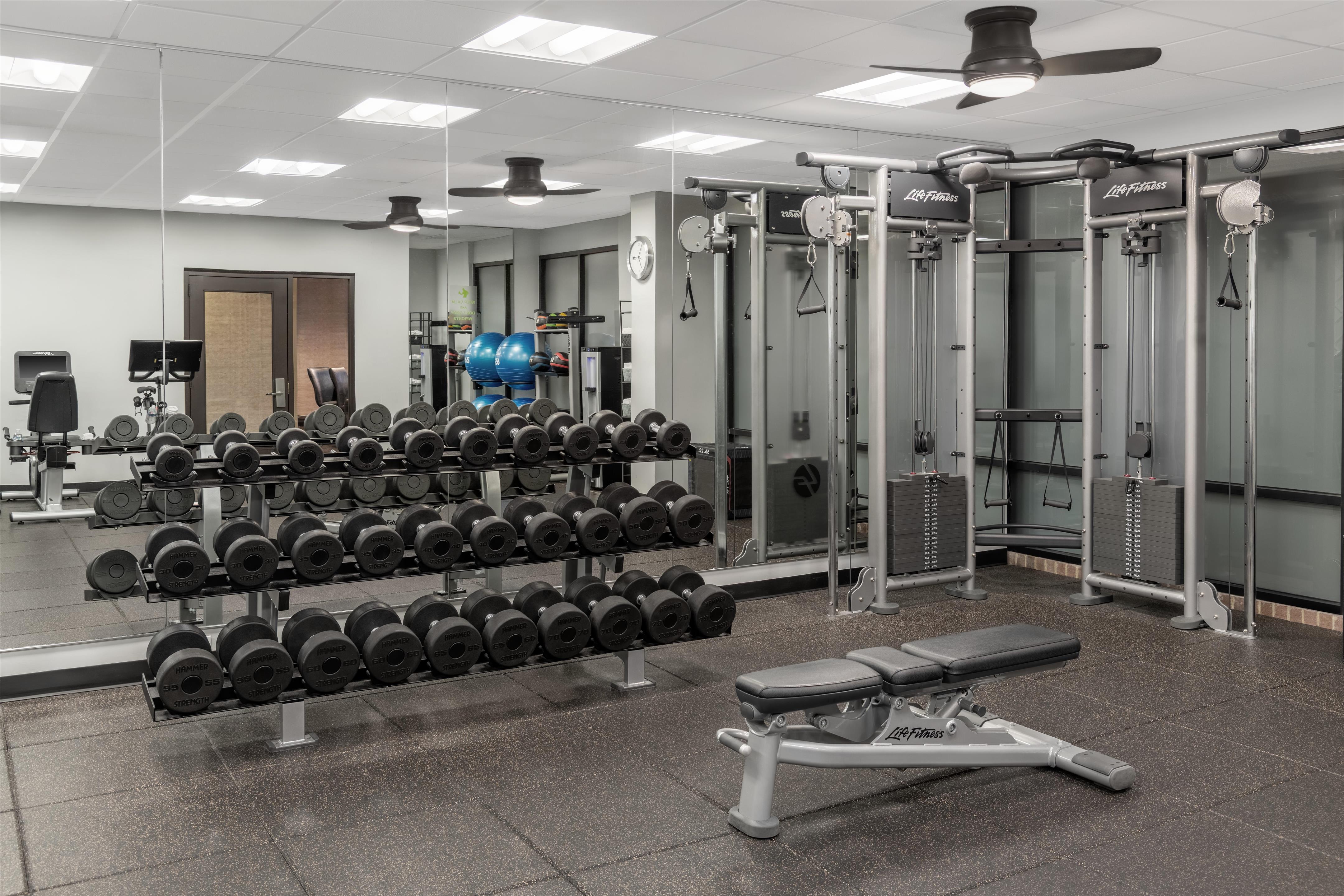 Health club fitness center gym | Doubletree by Hilton McLean Tysons