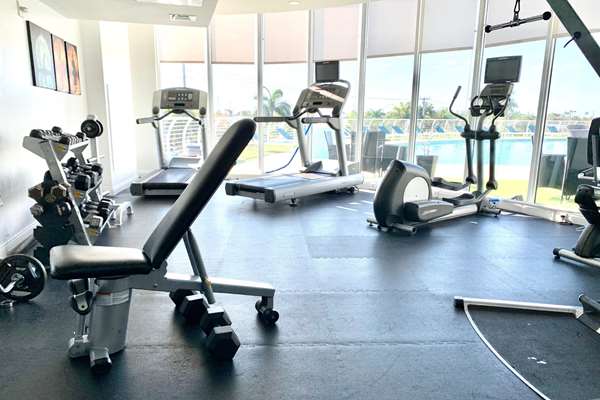 Fitness/ Exercise Room - Nuvo Suites Dolphin Mall Miami