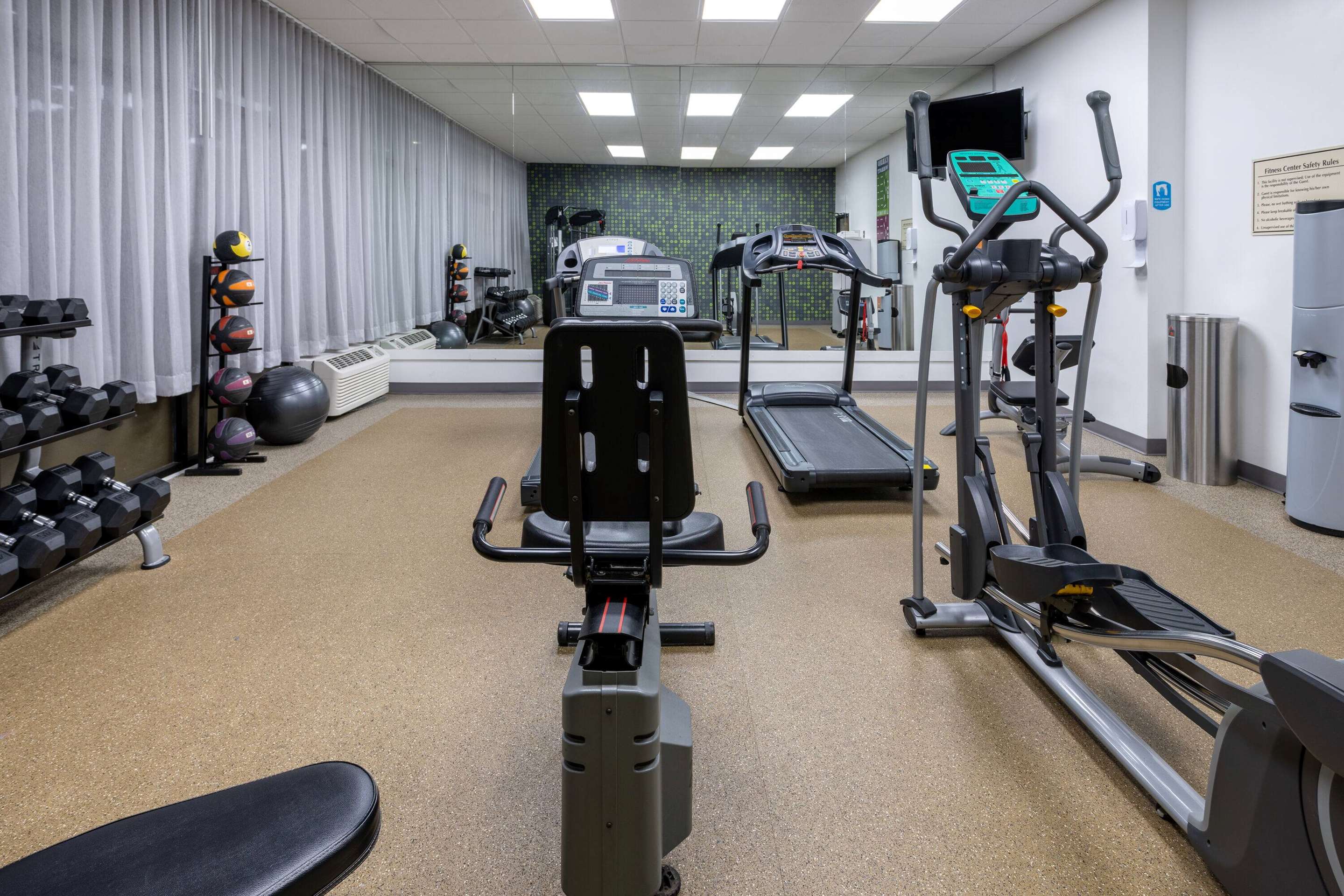 Health club fitness center gym