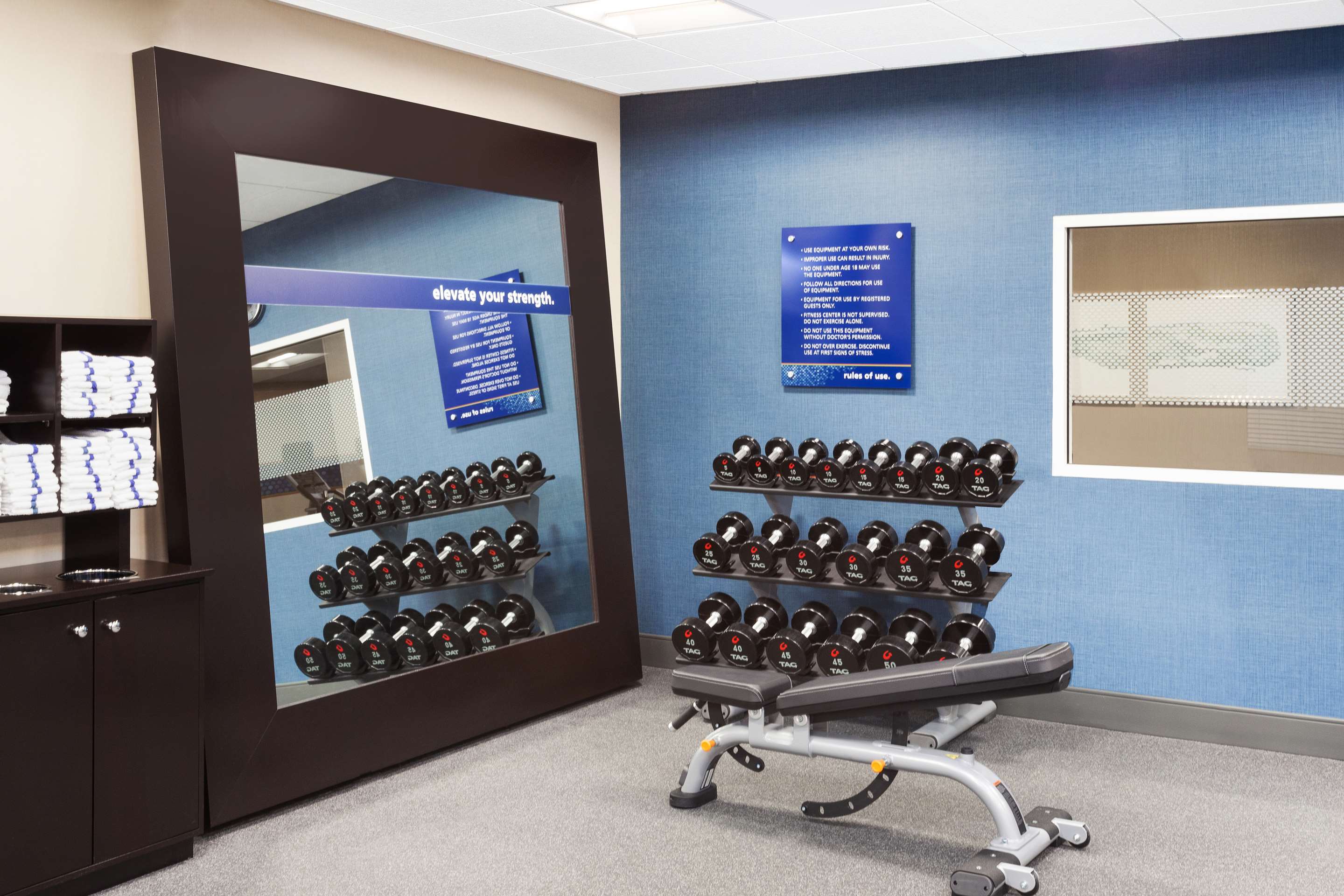 Health club fitness center gym