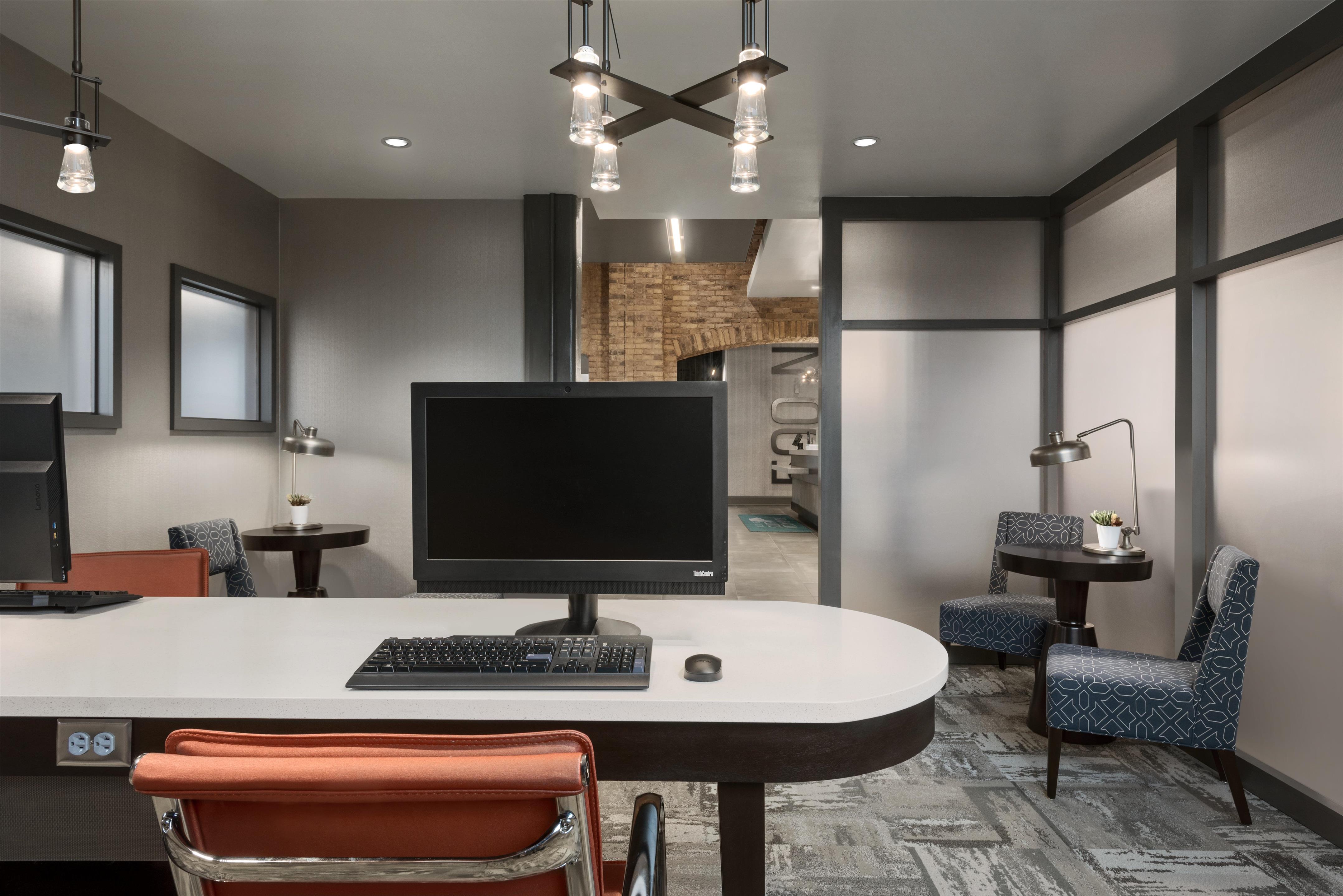 Business Center | Homewood Suites By Hilton Milwaukee Downtown